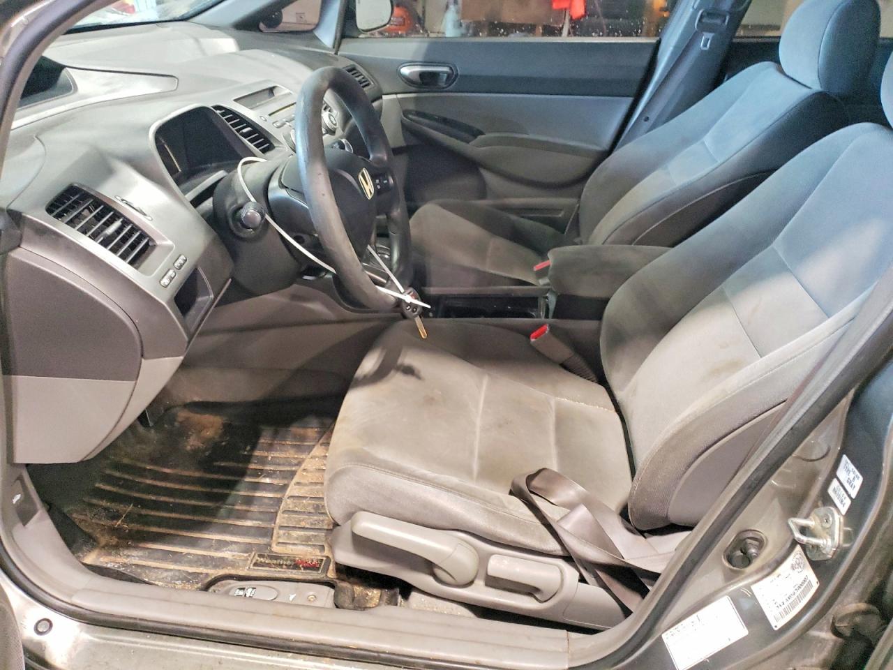 2007 Honda Civic Lx Gray vin: 2HGFA16597H106907