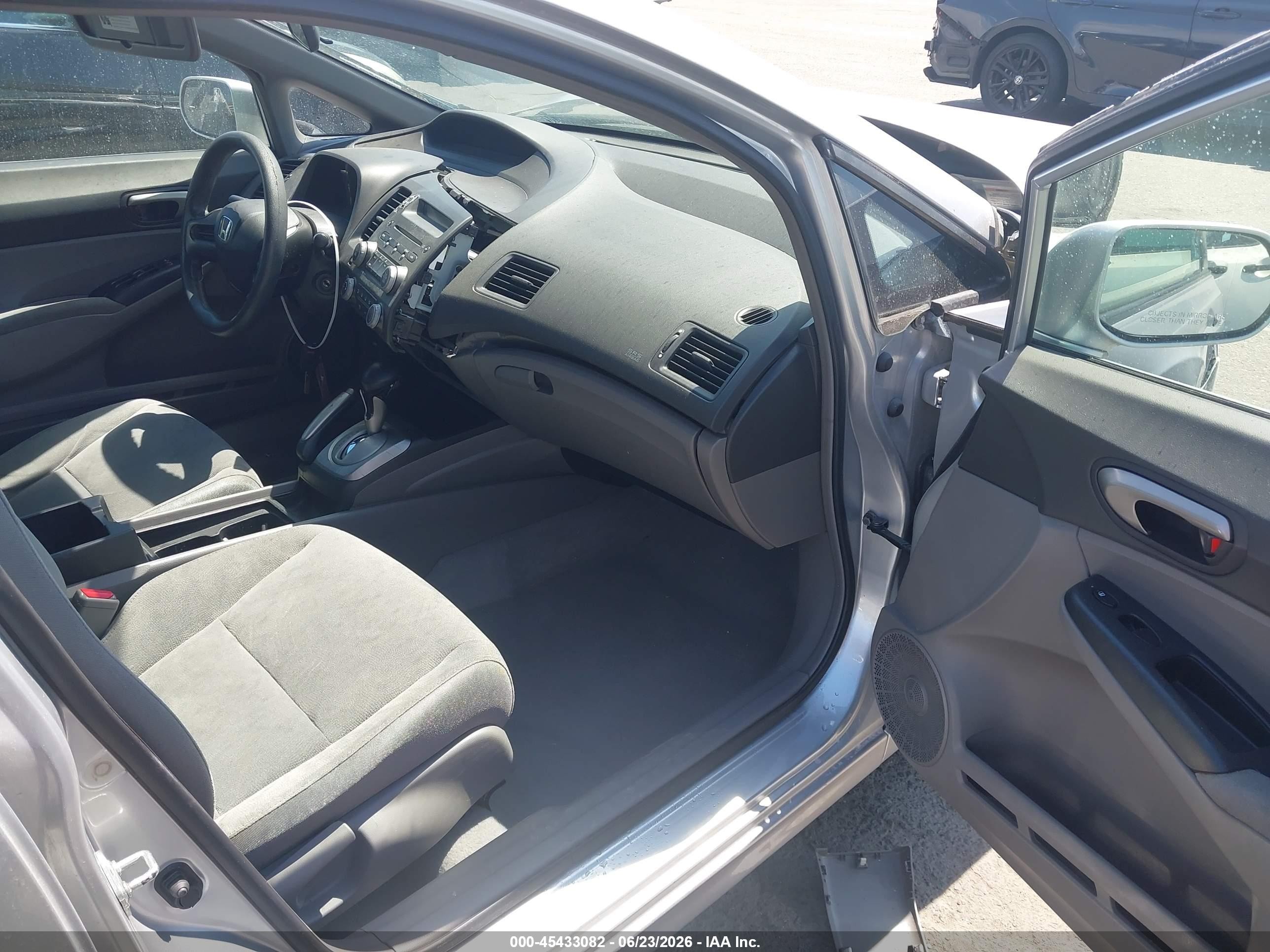 2007 Honda Civic Lx Silver vin: 2HGFA16597H313992