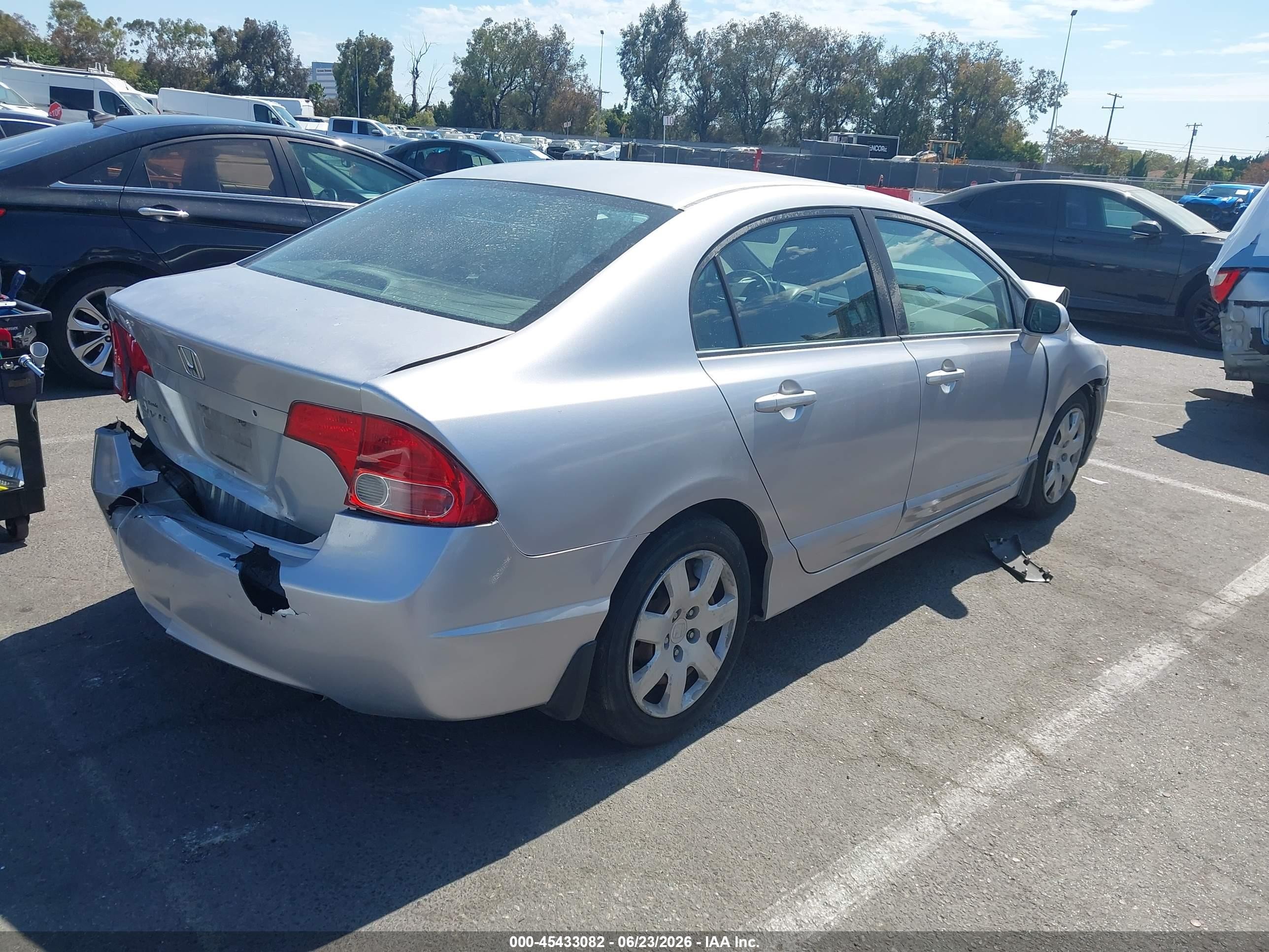 2007 Honda Civic Lx Silver vin: 2HGFA16597H313992