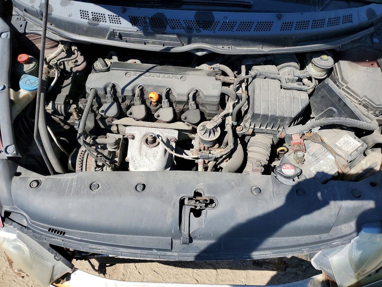 2008 Honda Civic Lx Burgundy vin: 2HGFA16598H006078