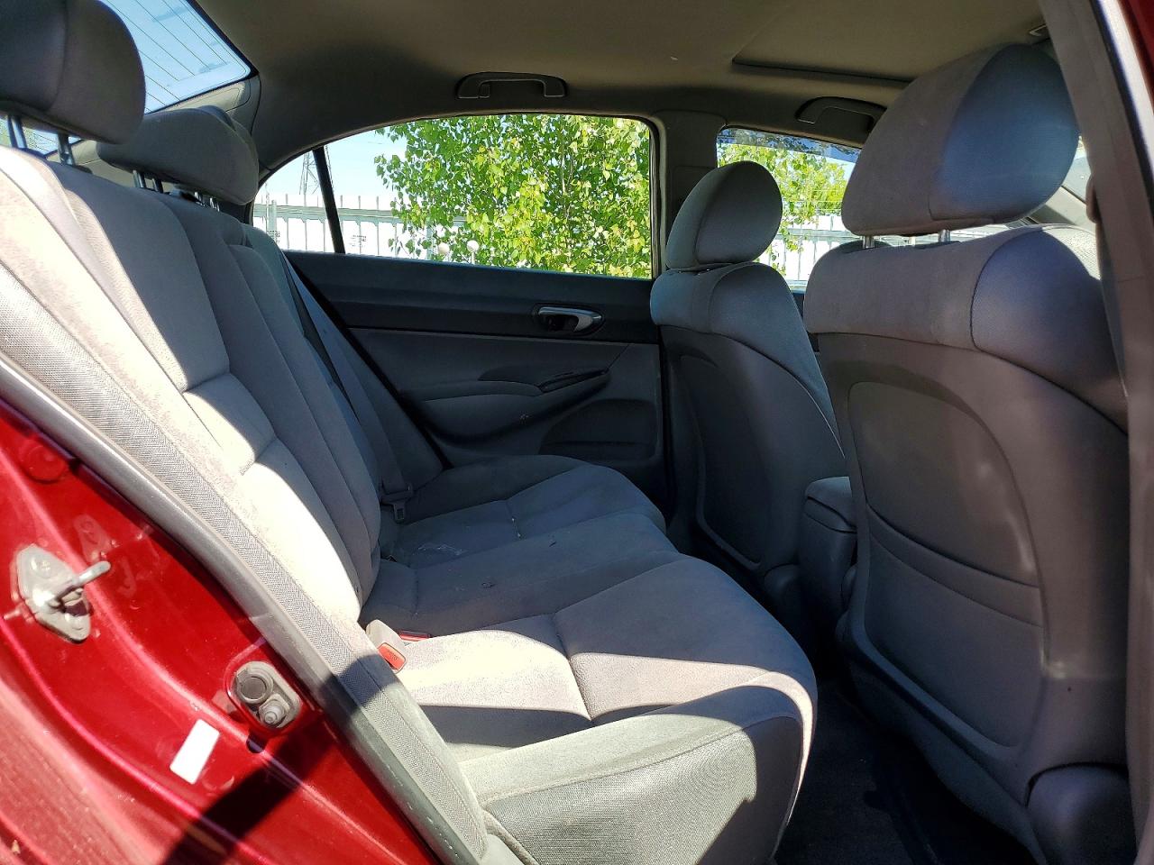 2008 Honda Civic Lx Burgundy vin: 2HGFA16598H006078