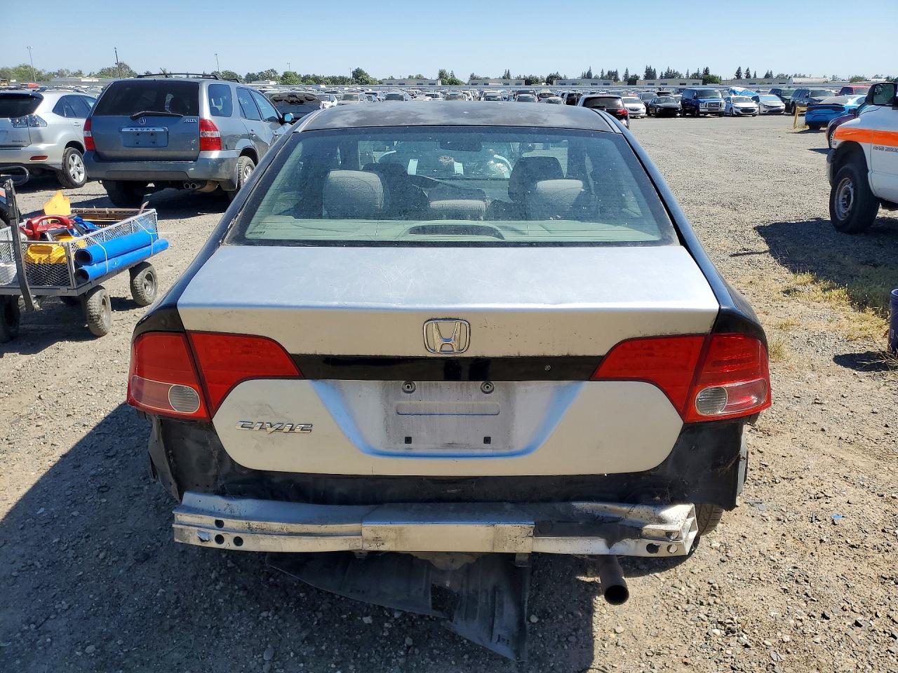 2008 Honda Civic Lx Black vin: 2HGFA16598H308955