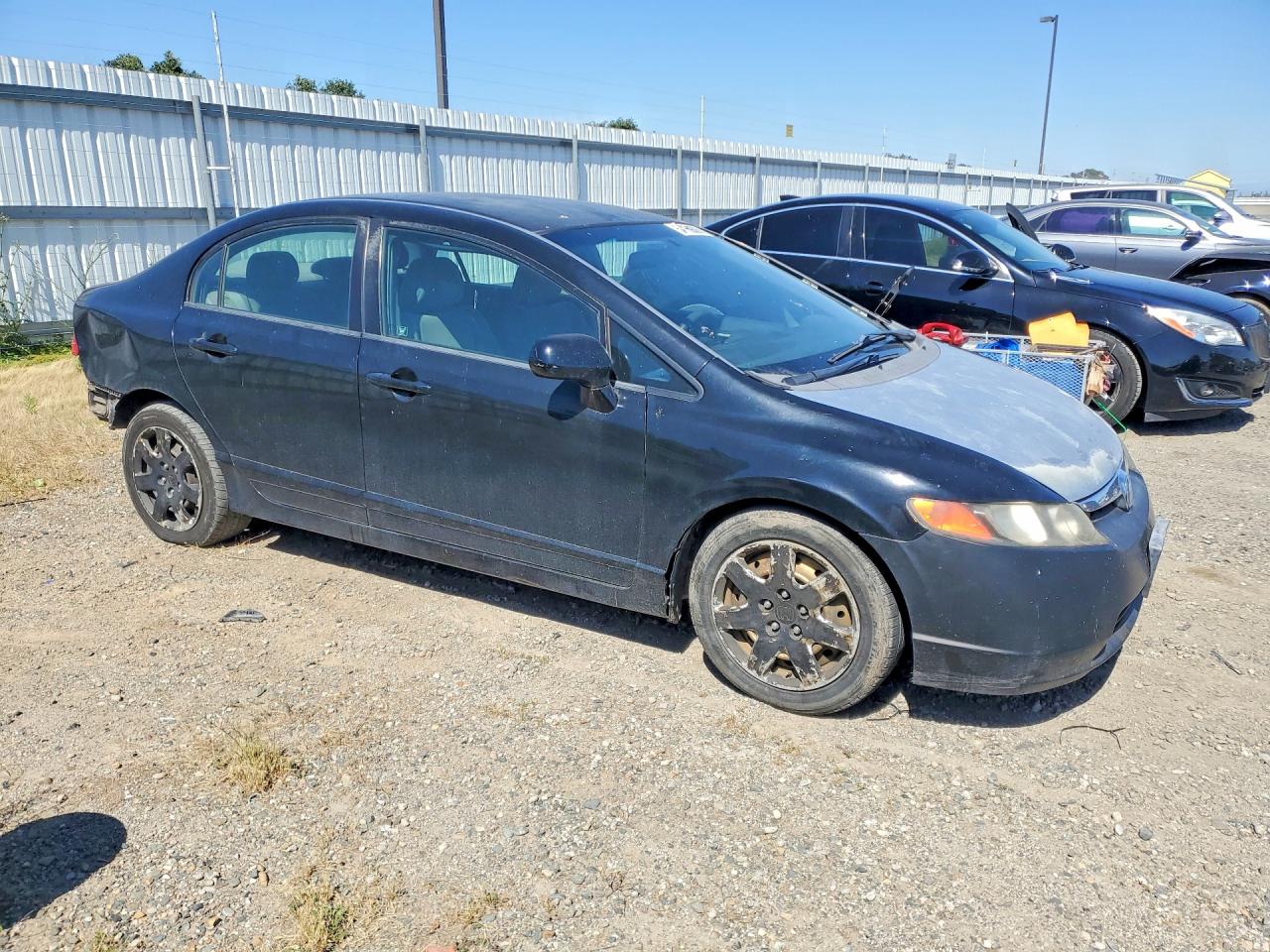 2008 Honda Civic Lx Black vin: 2HGFA16598H308955