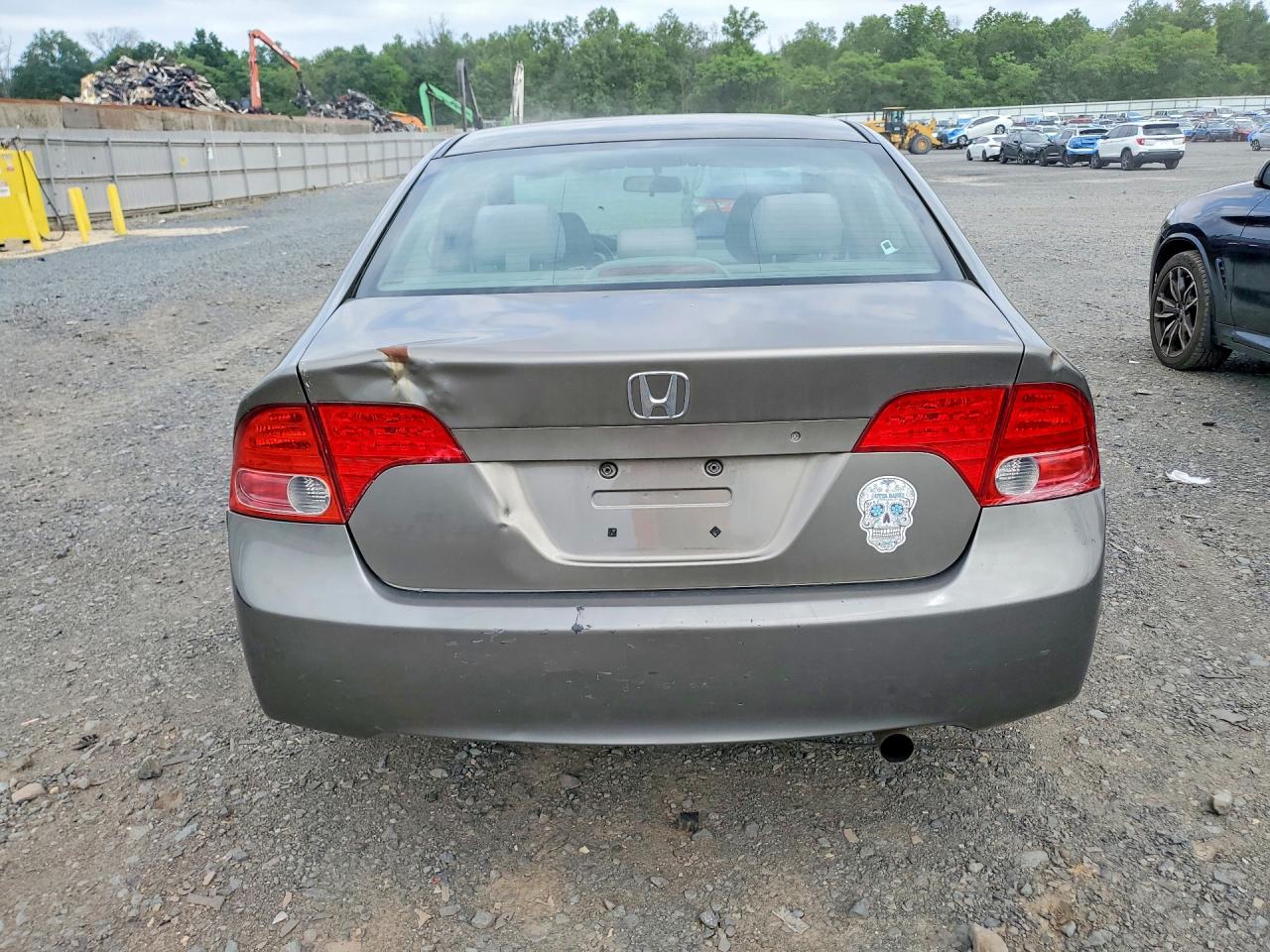 2008 Honda Civic Lx Gray vin: 2HGFA16598H320104