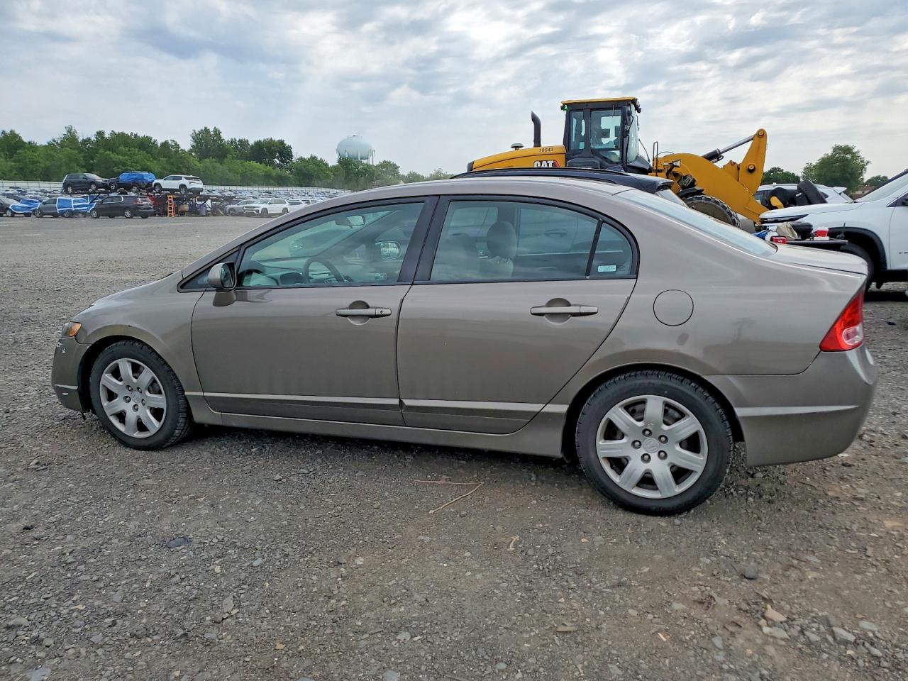 2008 Honda Civic Lx Gray vin: 2HGFA16598H320104