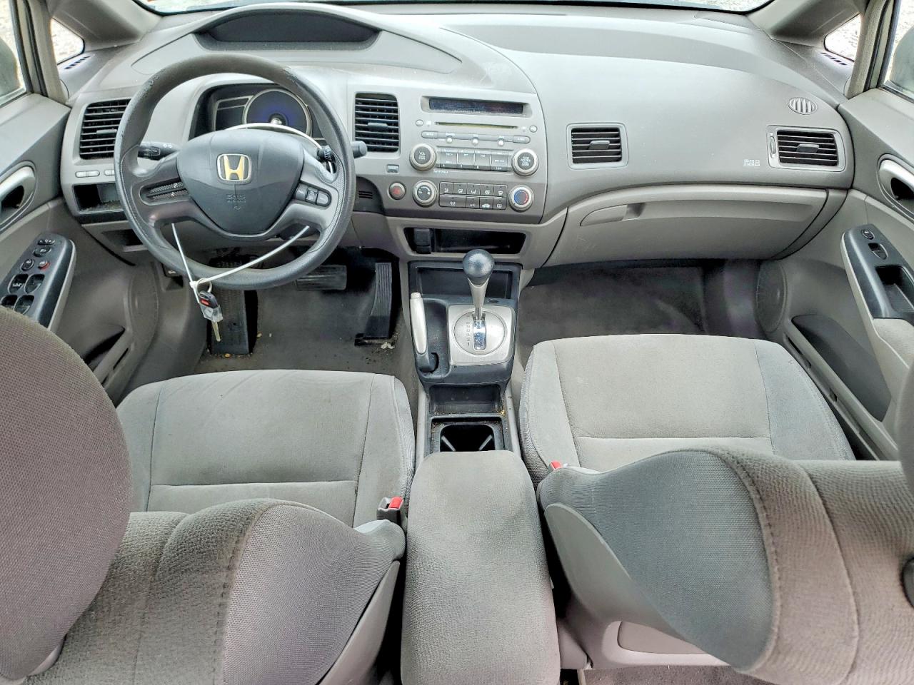 2008 Honda Civic Lx Gray vin: 2HGFA16598H320104