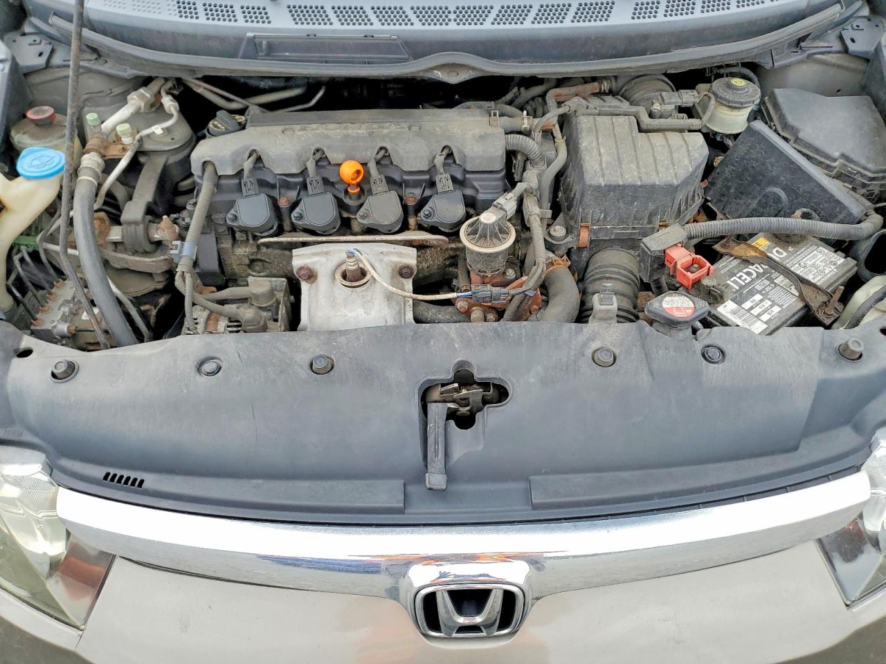 2008 Honda Civic Lx Gray vin: 2HGFA16598H320104