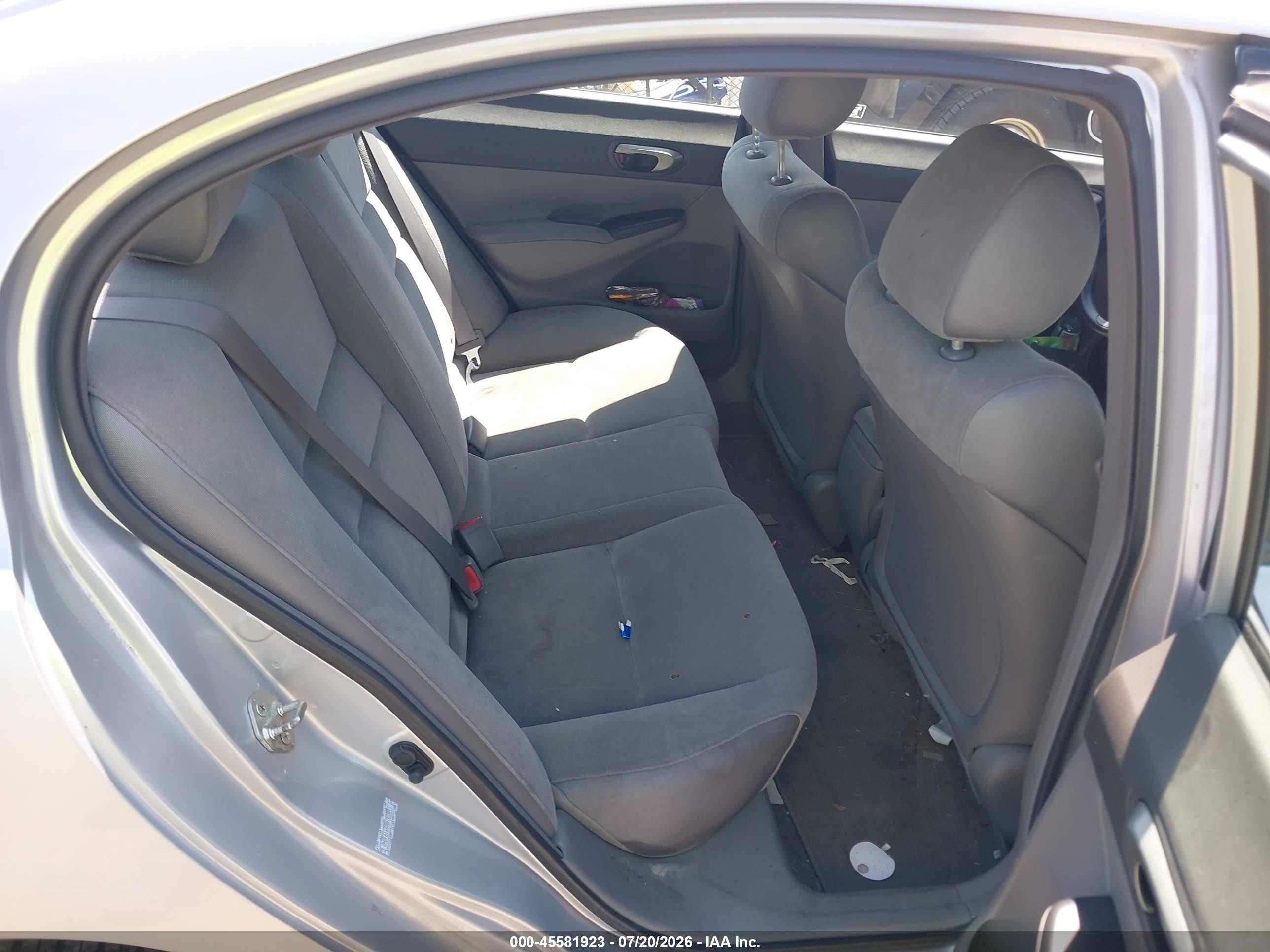 2008 Honda Civic Lx Серый vin: 2HGFA16598H322855
