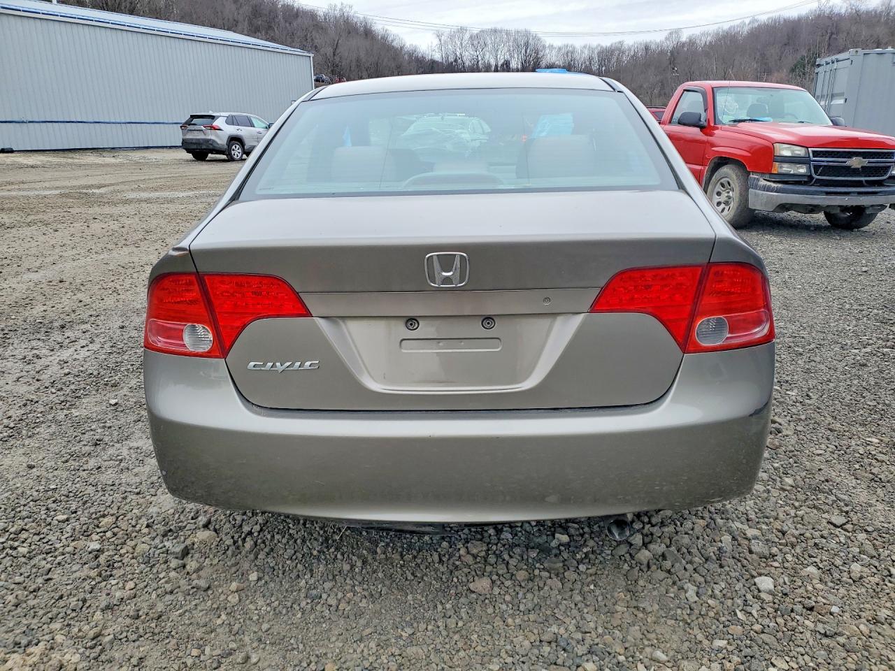 2008 Honda Civic Lx Желто-коричневый vin: 2HGFA16598H323858