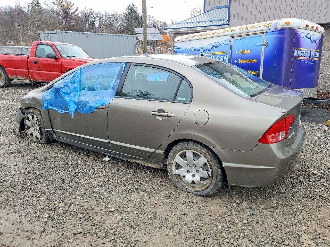 2008 Honda Civic Lx Желто-коричневый vin: 2HGFA16598H323858