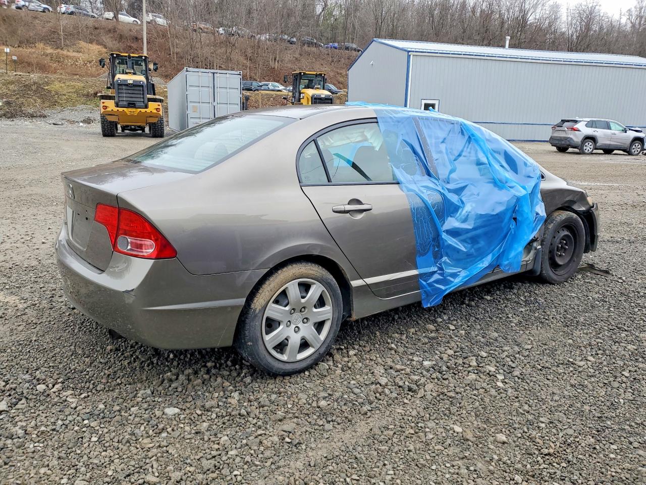 2008 Honda Civic Lx Желто-коричневый vin: 2HGFA16598H323858