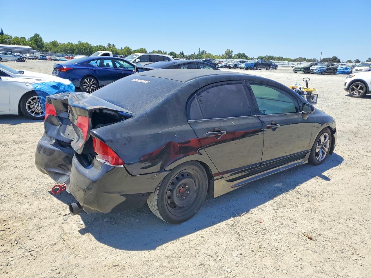 2008 Honda Civic Lx Черный vin: 2HGFA16598H326730