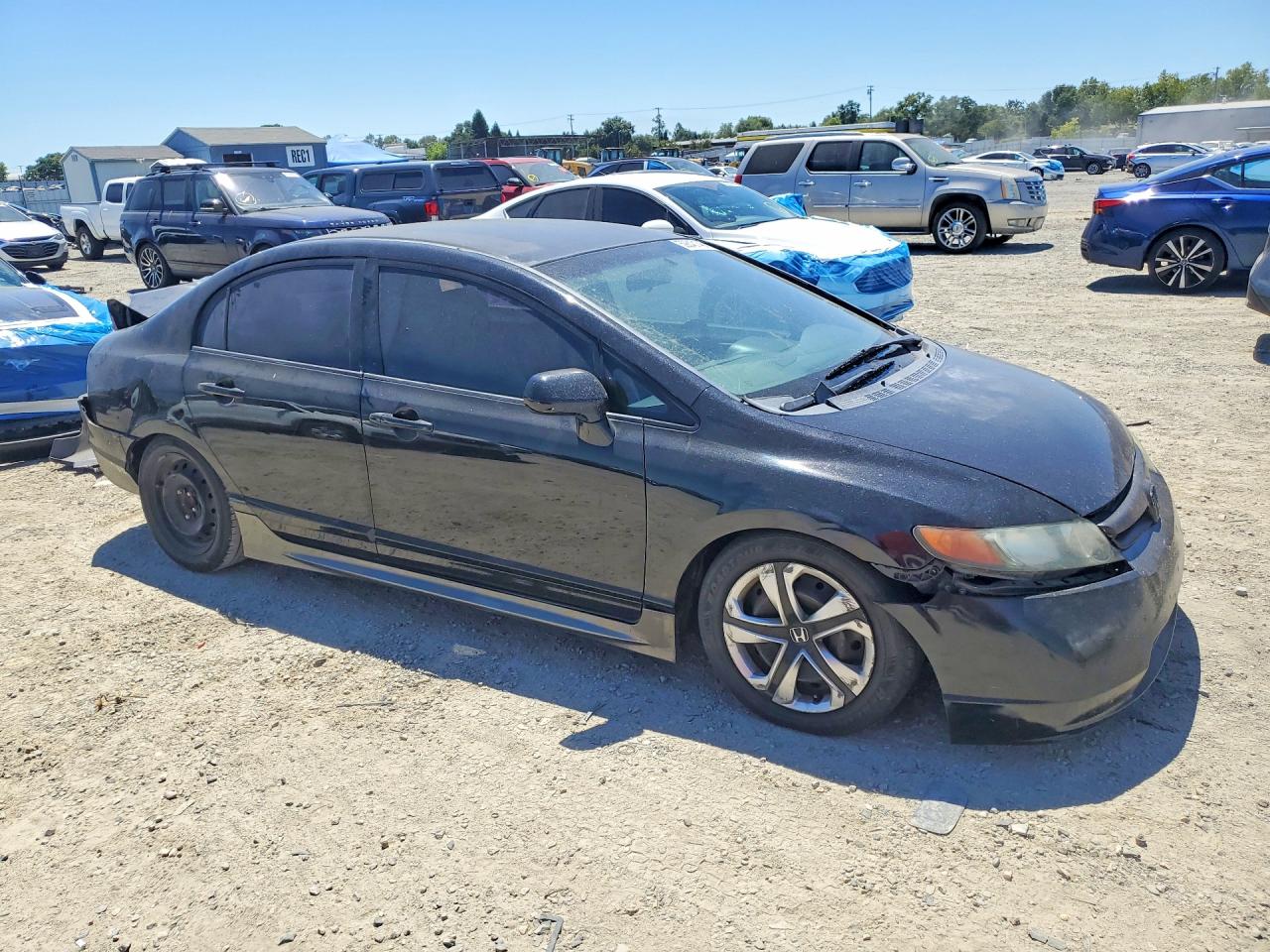 2008 Honda Civic Lx Черный vin: 2HGFA16598H326730