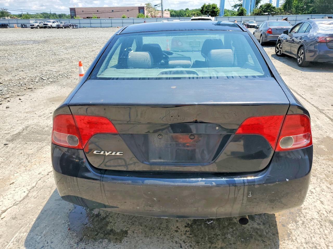 2008 Honda Civic Lx Black vin: 2HGFA16598H335671