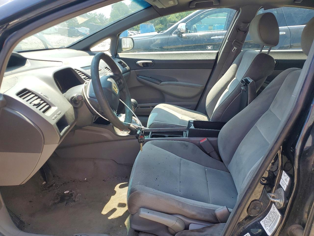 2008 Honda Civic Lx Black vin: 2HGFA16598H335671
