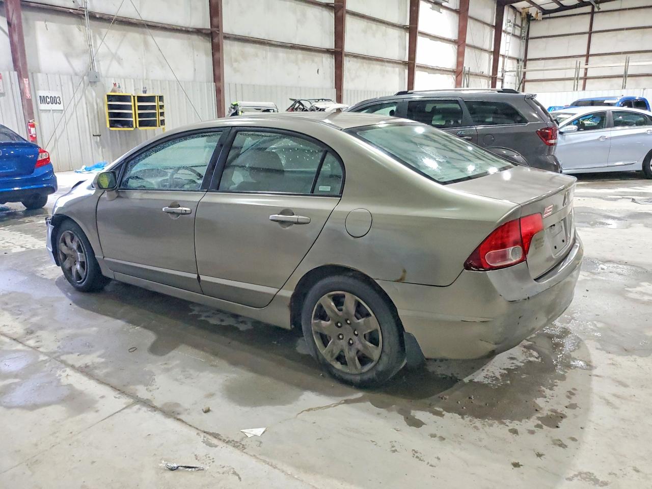 2008 Honda Civic Lx Silver vin: 2HGFA16598H335914