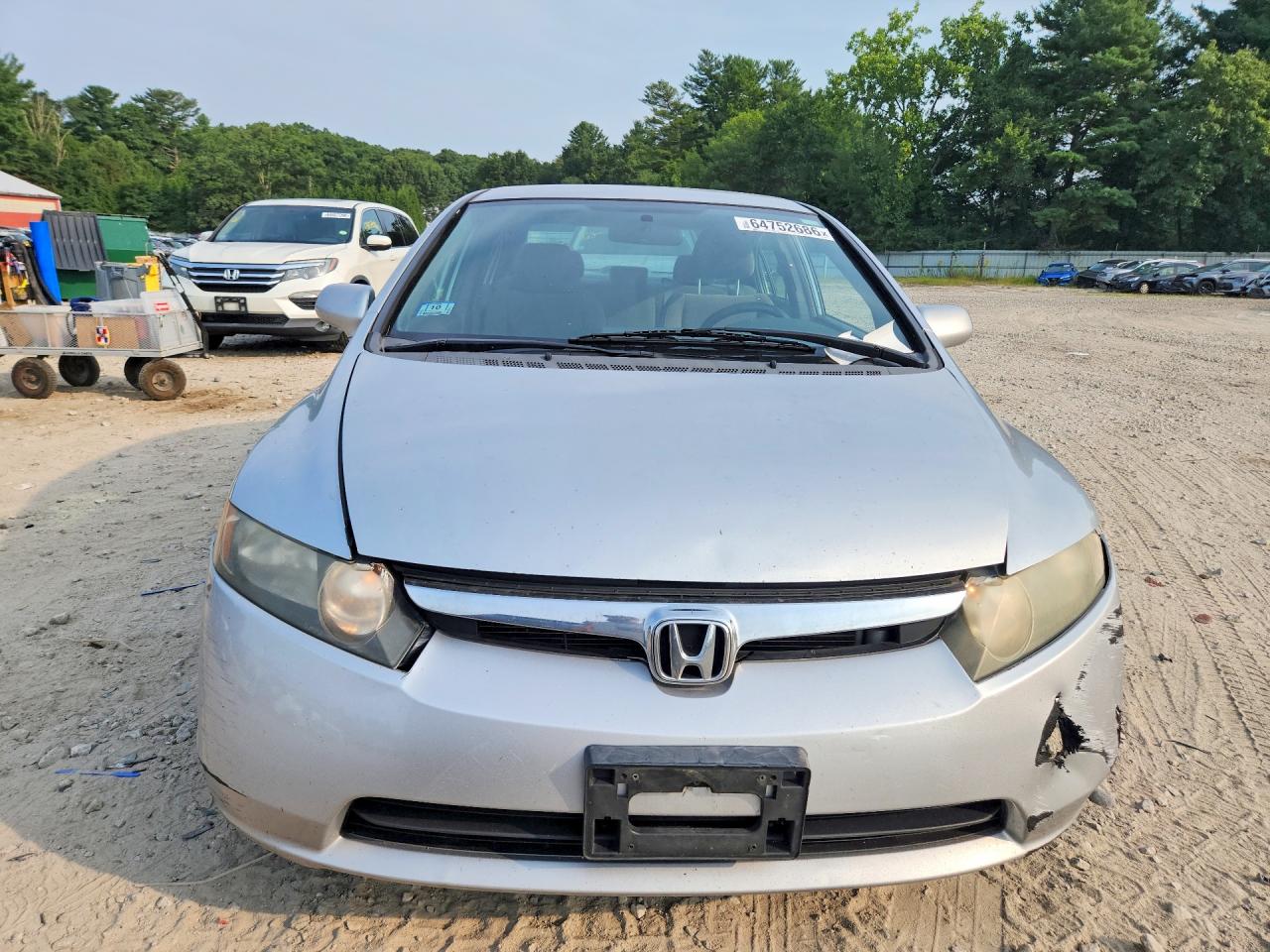 2008 Honda Civic Lx Silver vin: 2HGFA16598H336402