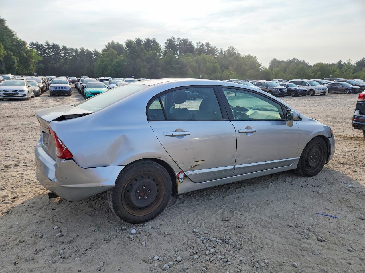2008 Honda Civic Lx Silver vin: 2HGFA16598H336402