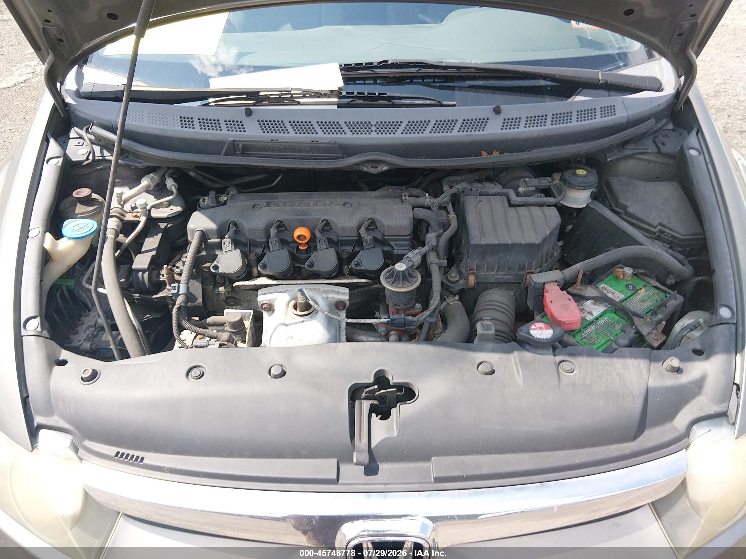 2008 Honda Civic Lx Brown vin: 2HGFA16598H348713