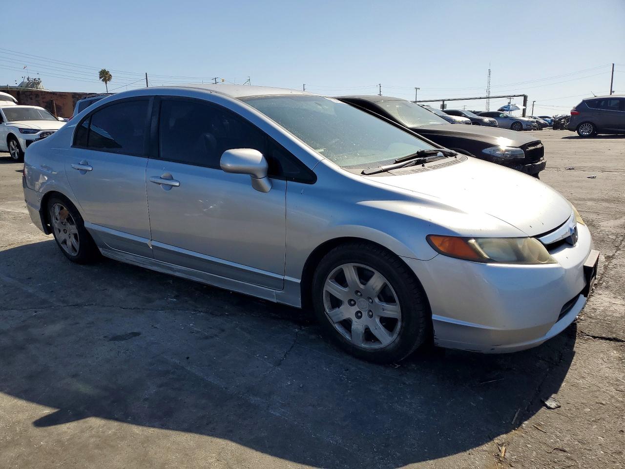 2008 Honda Civic Lx Silver vin: 2HGFA16598H350879
