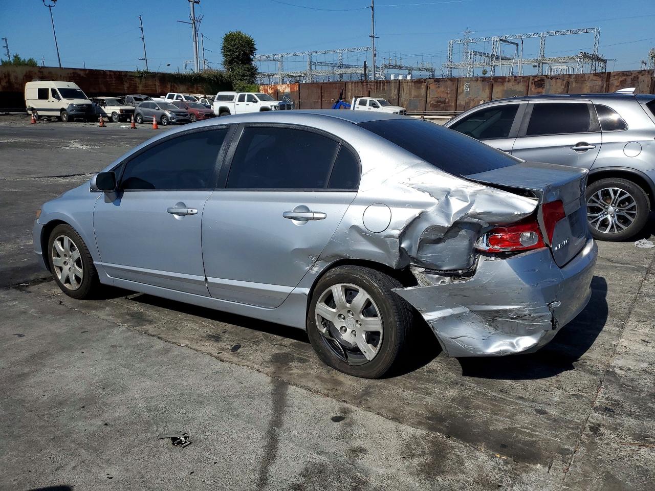 2008 Honda Civic Lx Silver vin: 2HGFA16598H350879