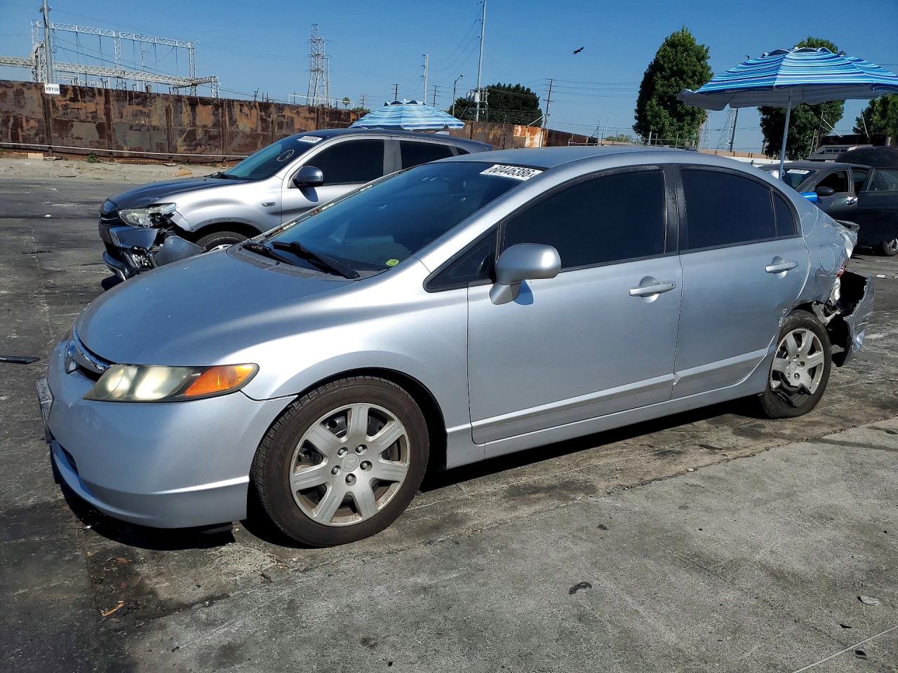 2008 Honda Civic Lx Silver vin: 2HGFA16598H350879