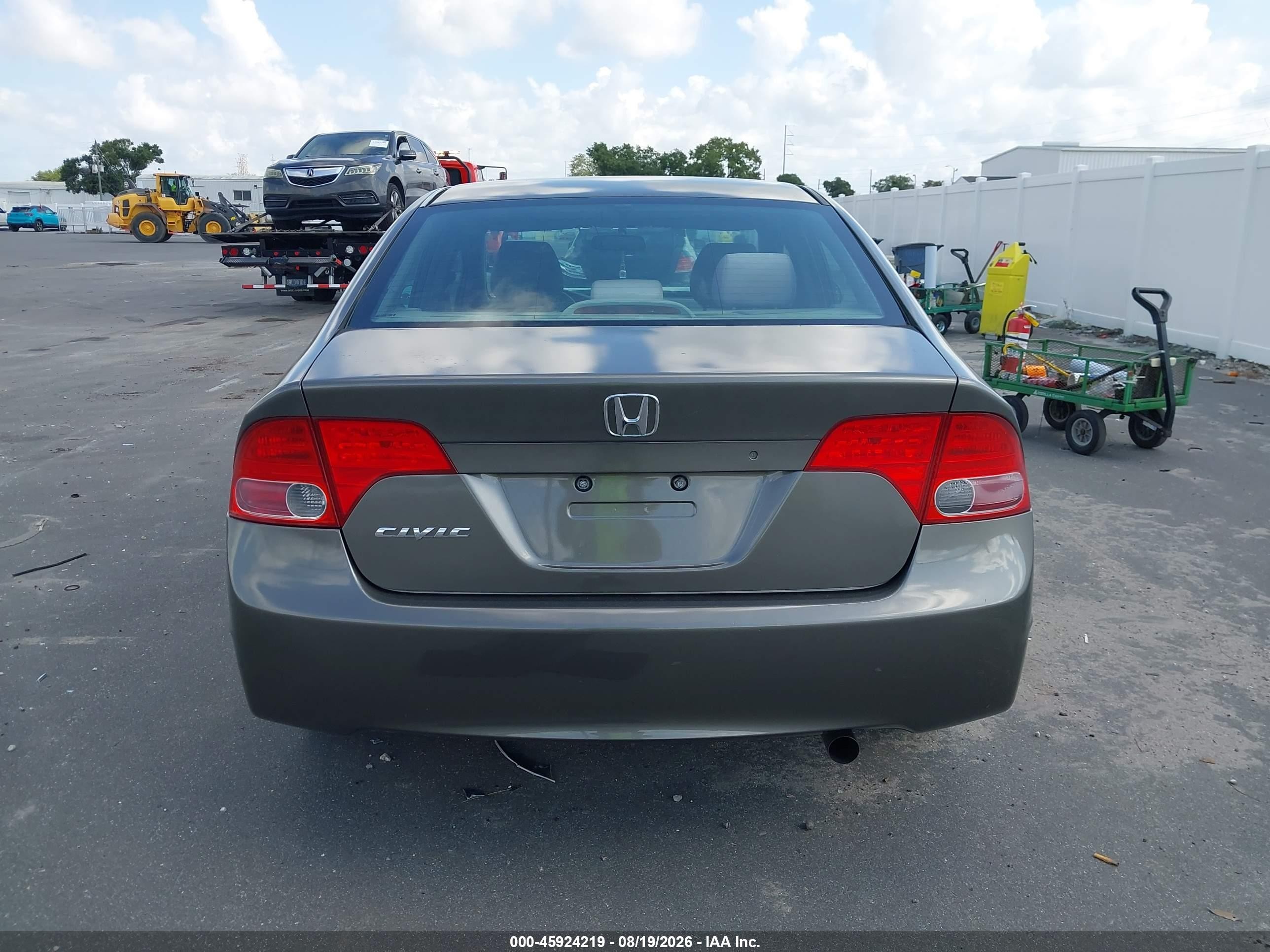 2008 Honda Civic Lx Gray vin: 2HGFA16598H351420