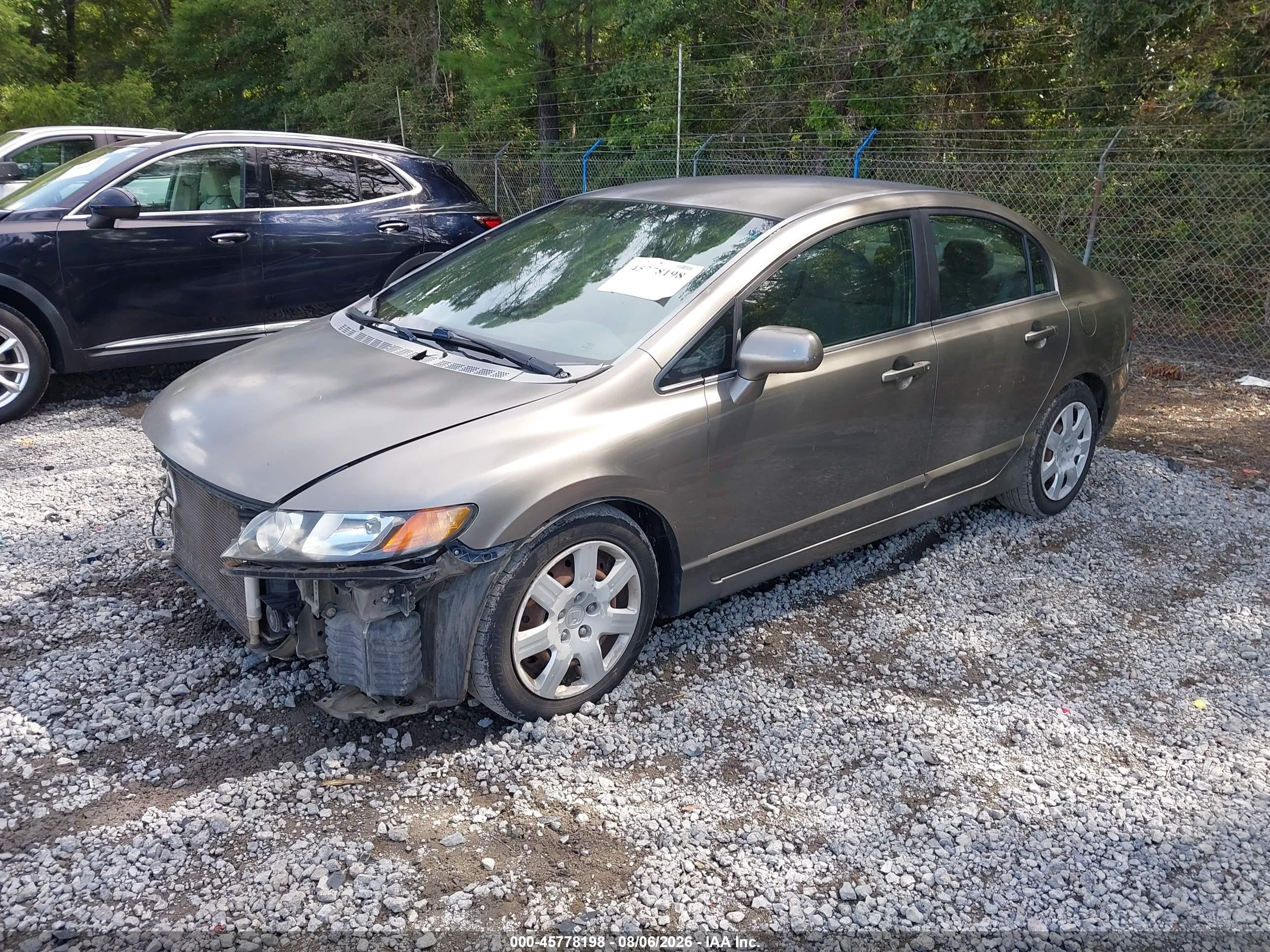 2008 Honda Civic Lx Tan vin: 2HGFA16598H352583