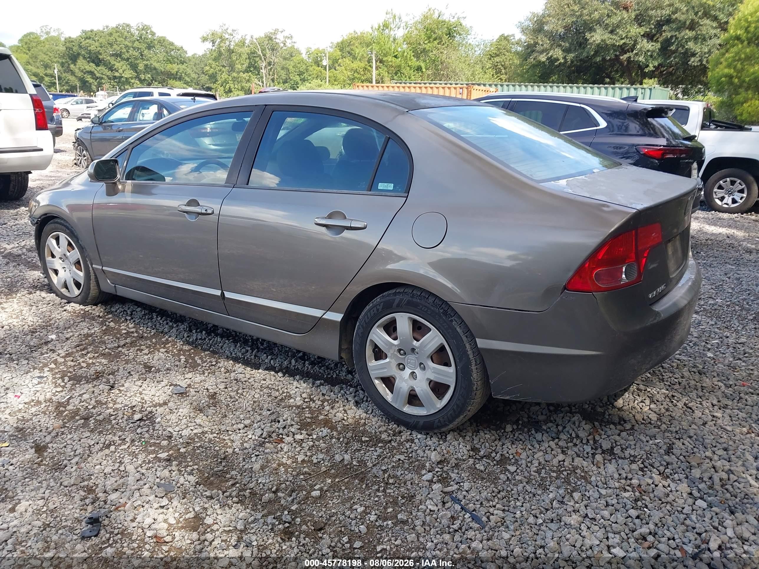 2008 Honda Civic Lx Tan vin: 2HGFA16598H352583