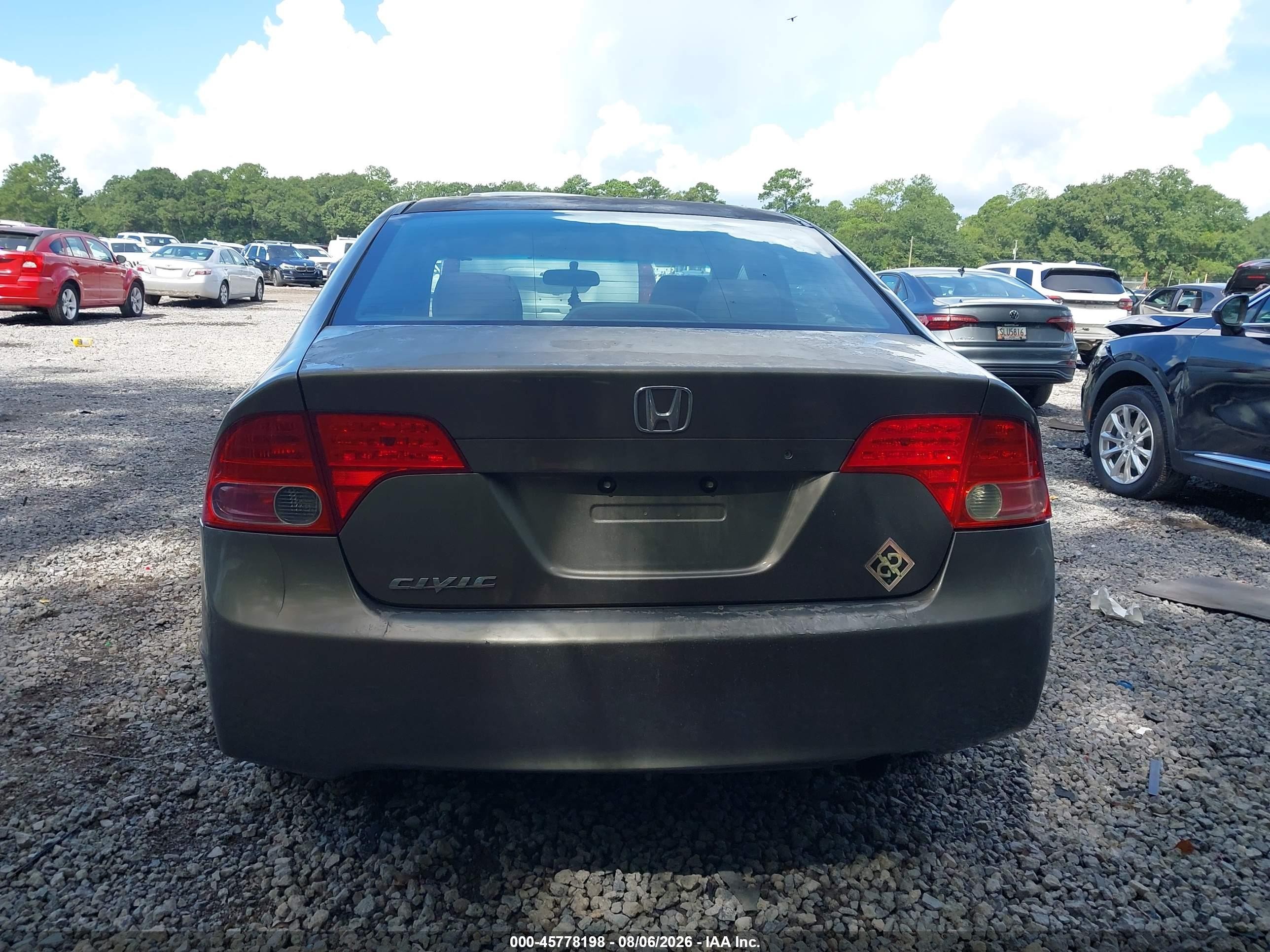 2008 Honda Civic Lx Tan vin: 2HGFA16598H352583