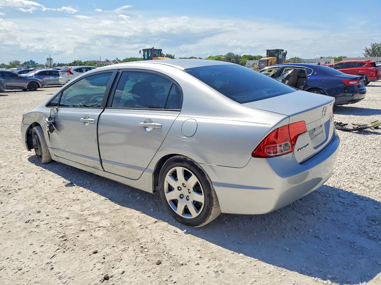 2008 Honda Civic Lx Silver vin: 2HGFA16598H356620