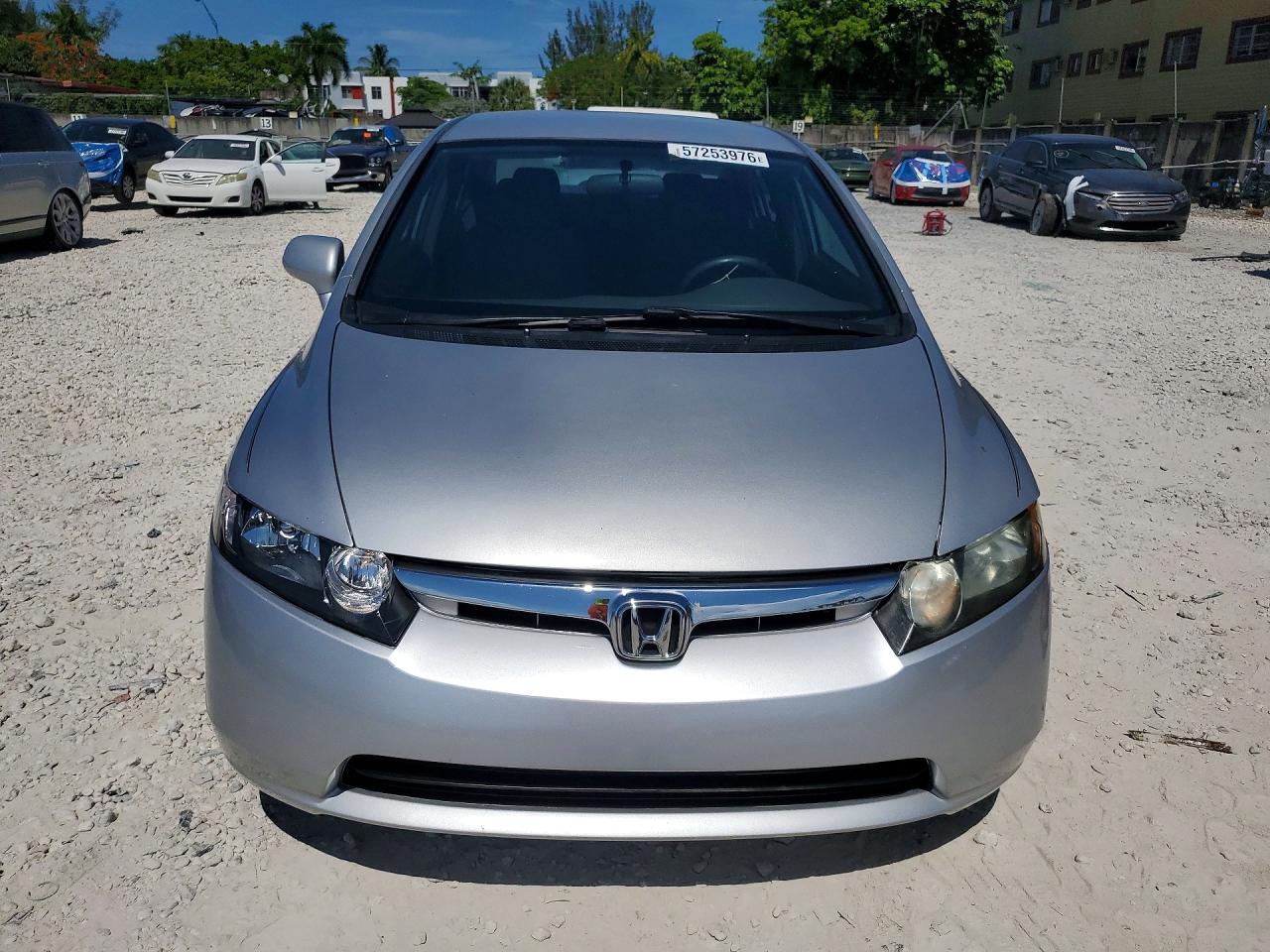 2008 Honda Civic Lx Silver vin: 2HGFA16598H356620