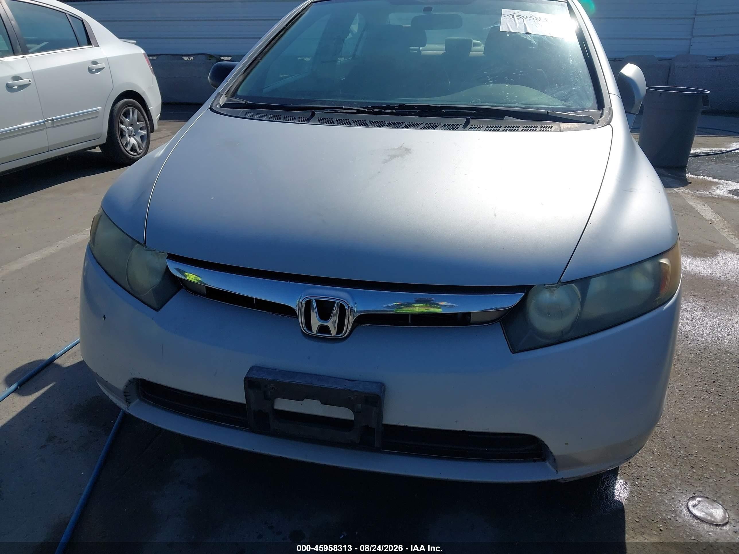 2008 Honda Civic Lx Silver vin: 2HGFA16598H505074