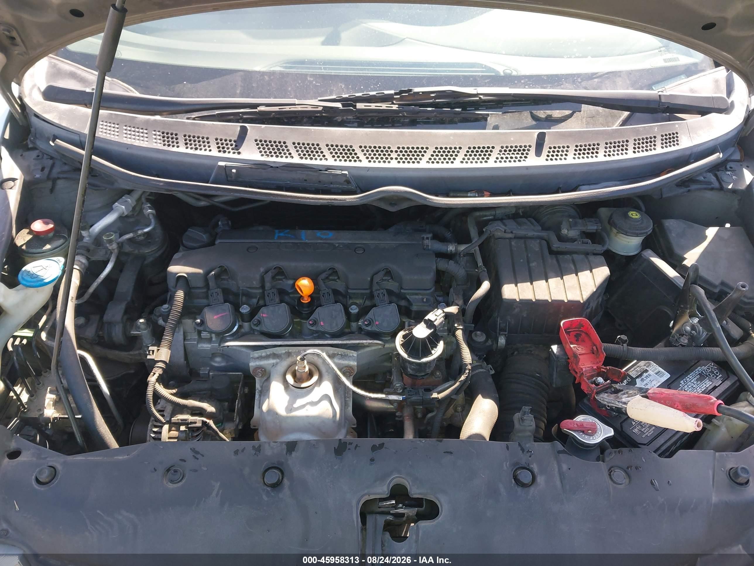 2008 Honda Civic Lx Silver vin: 2HGFA16598H505074