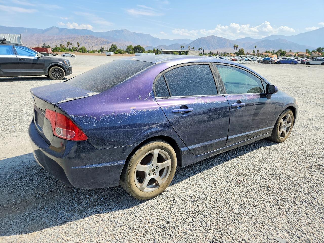 2008 Honda Civic Lx Blue vin: 2HGFA16598H521856