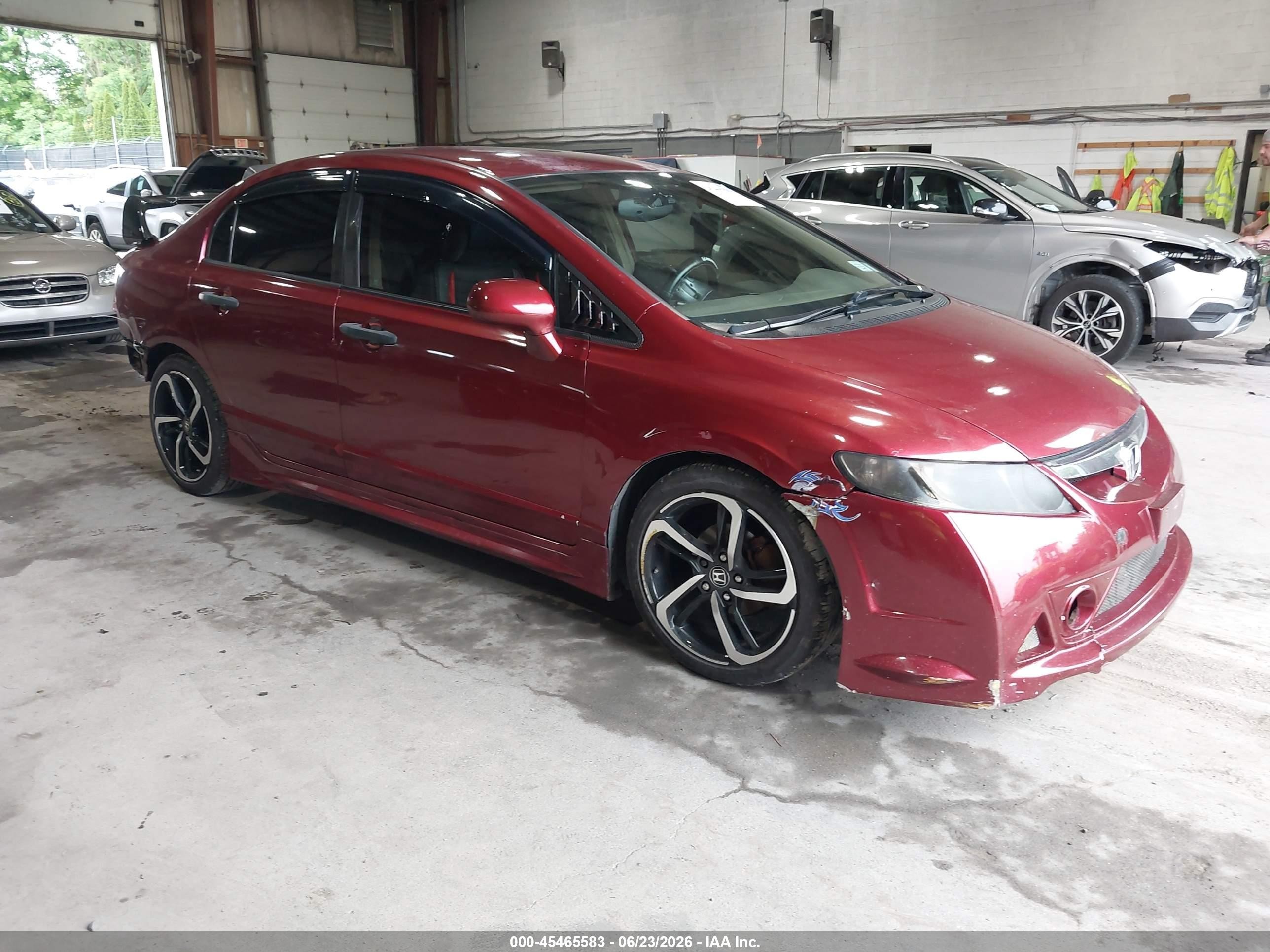 2008 Honda Civic Lx Red vin: 2HGFA16598H529102
