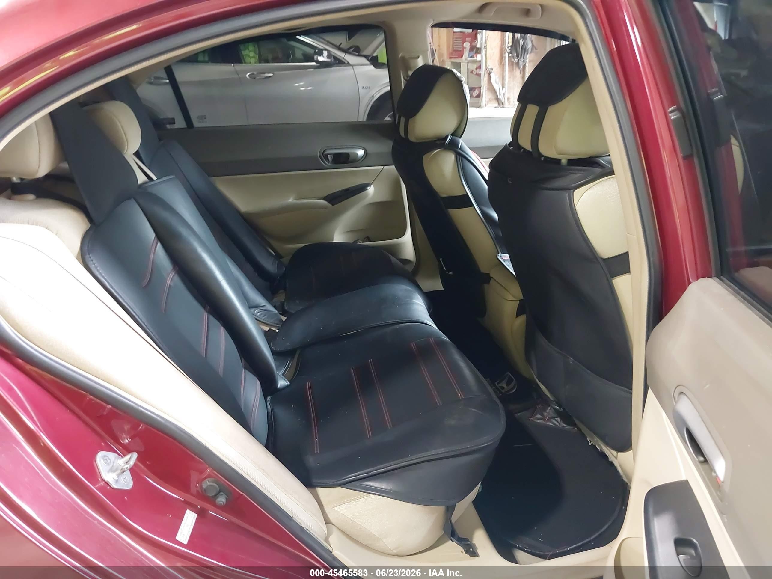2008 Honda Civic Lx Red vin: 2HGFA16598H529102
