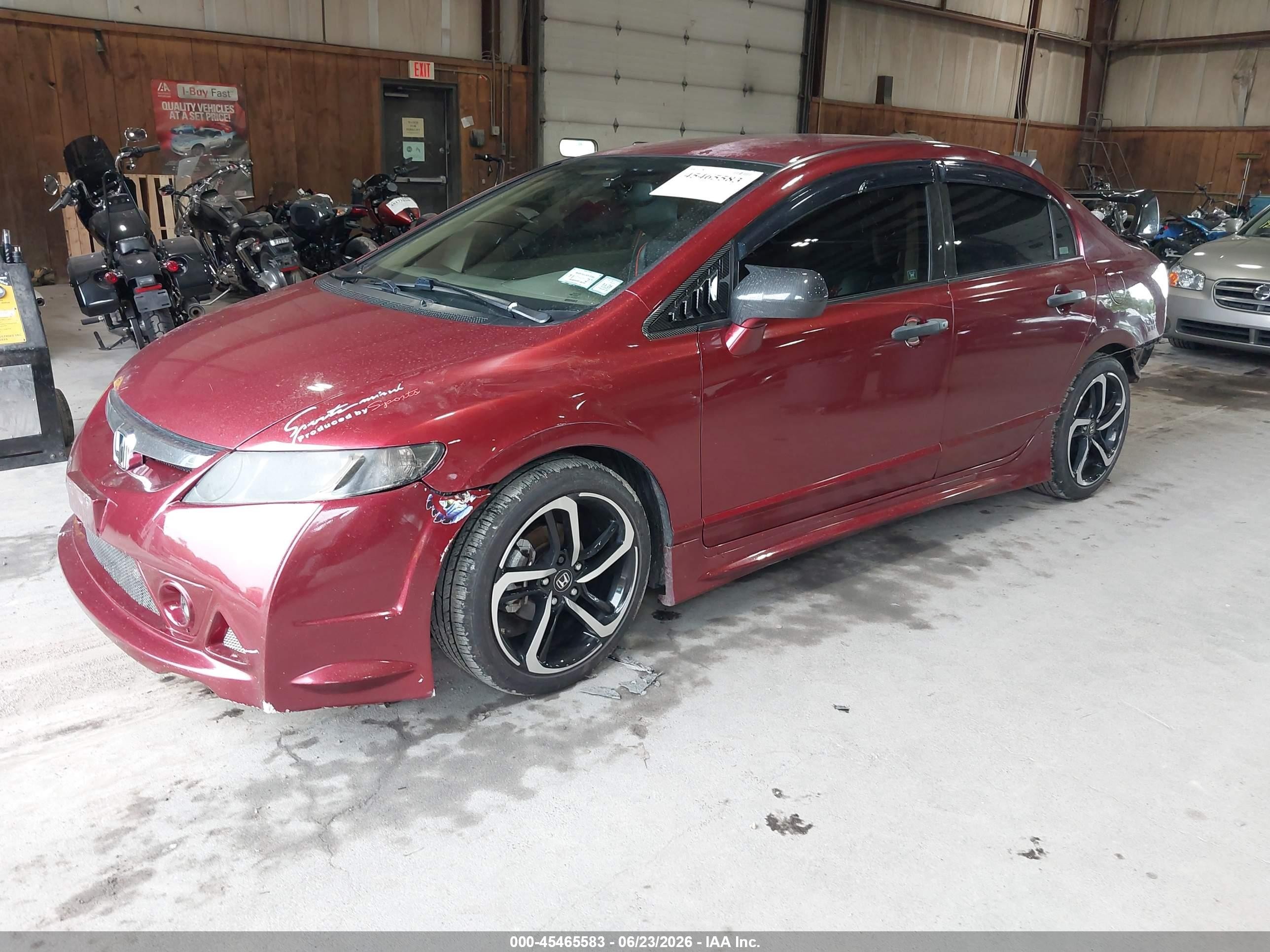2008 Honda Civic Lx Red vin: 2HGFA16598H529102
