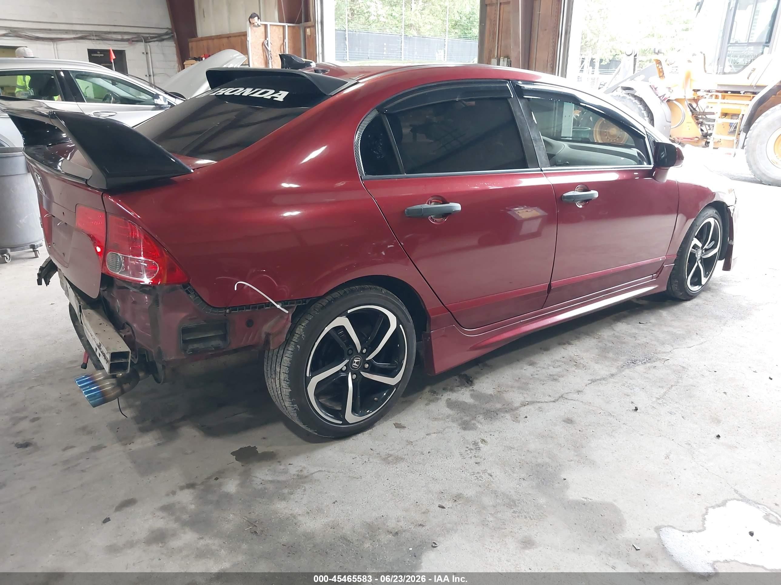 2008 Honda Civic Lx Red vin: 2HGFA16598H529102
