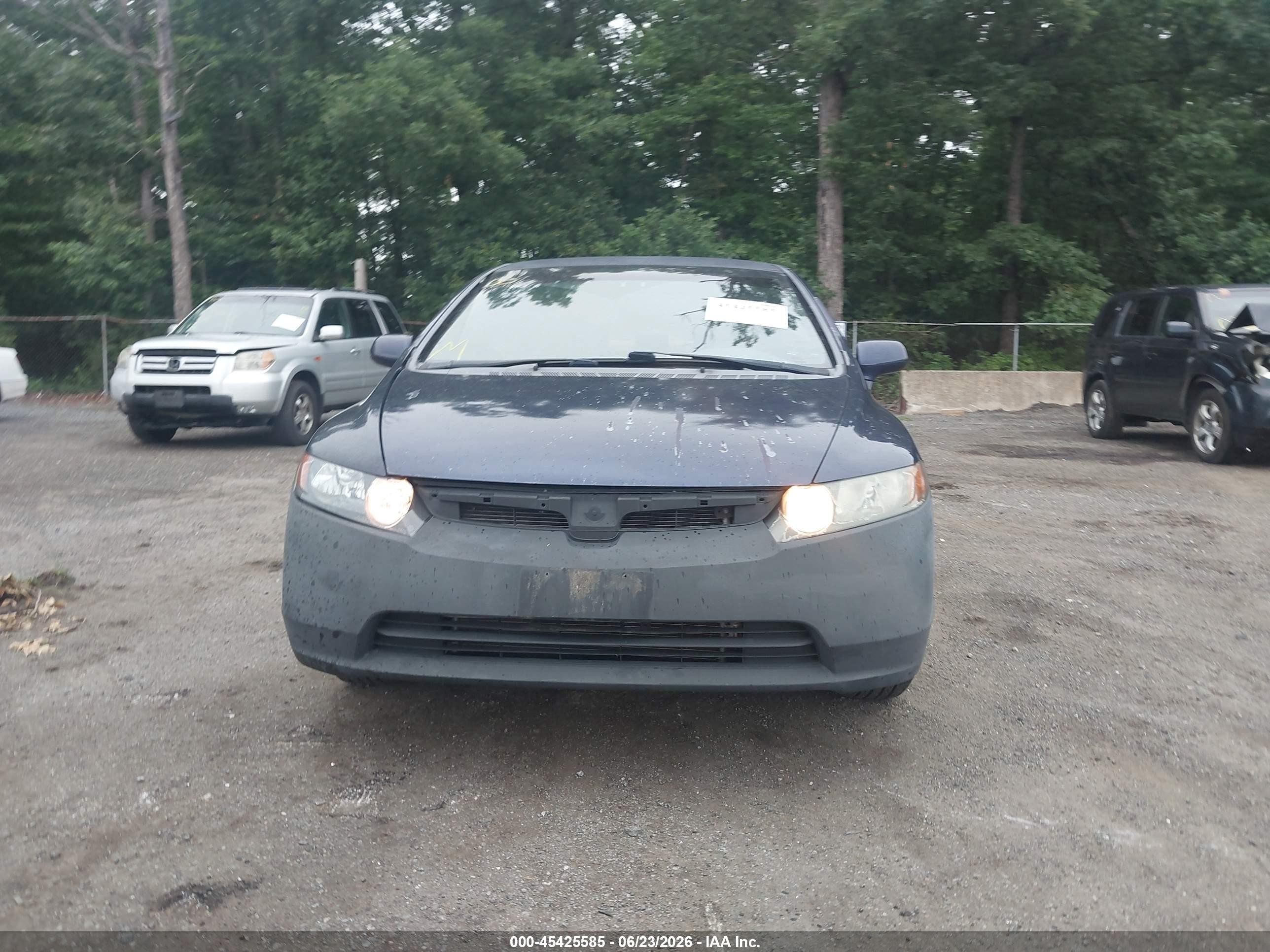 2008 Honda Civic Lx Dark Blue vin: 2HGFA16598H532422