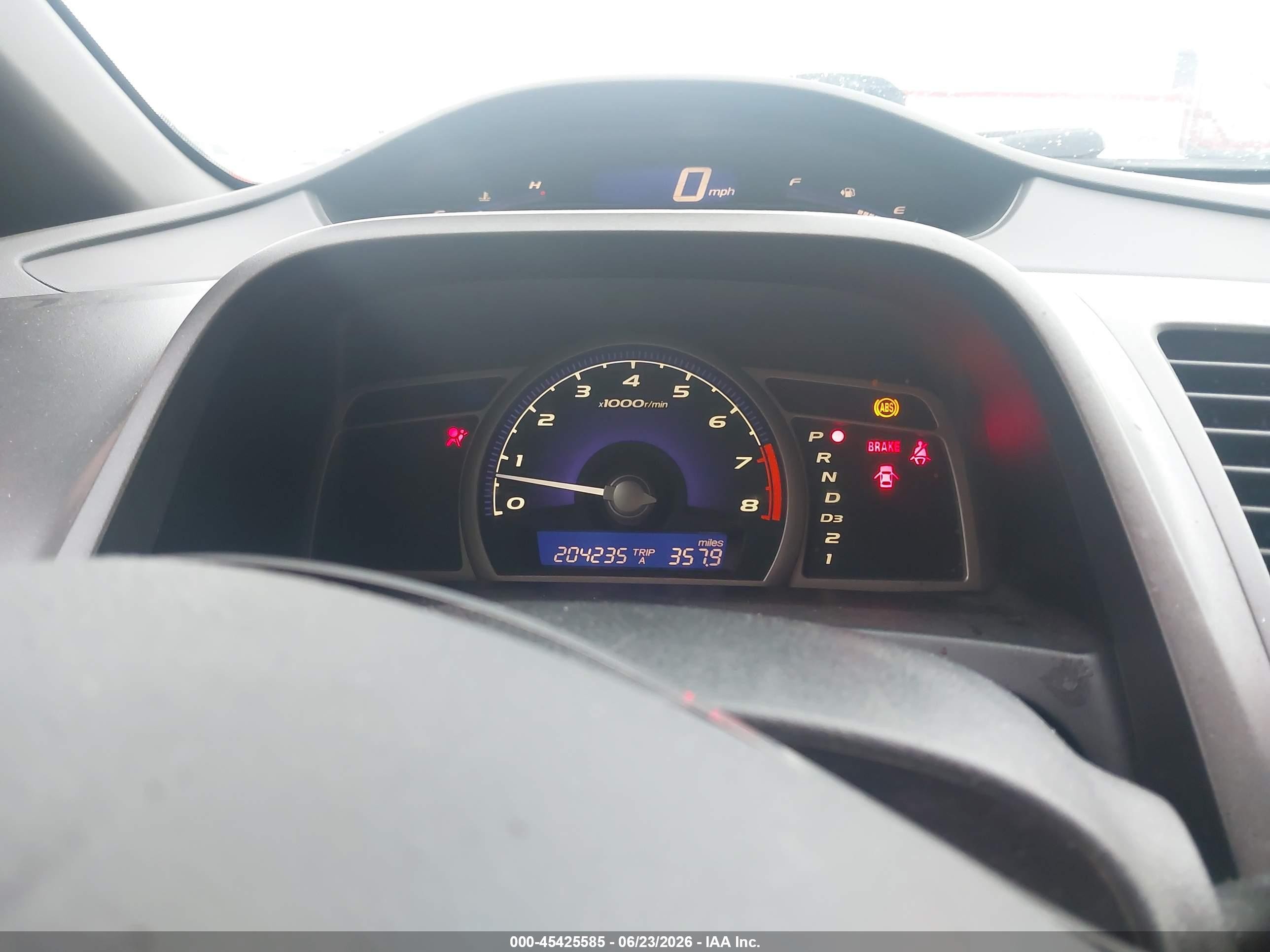 2008 Honda Civic Lx Dark Blue vin: 2HGFA16598H532422