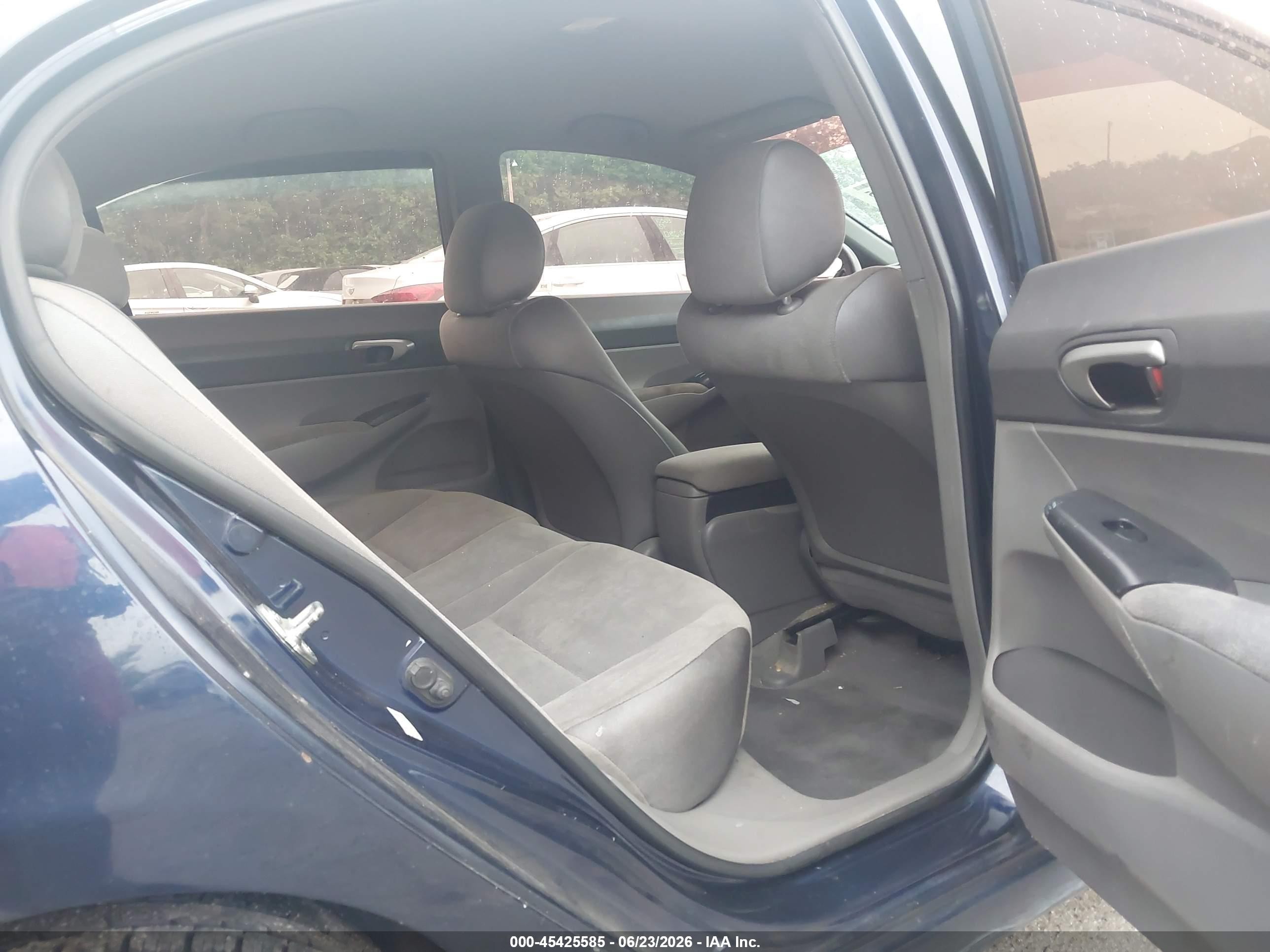 2008 Honda Civic Lx Dark Blue vin: 2HGFA16598H532422
