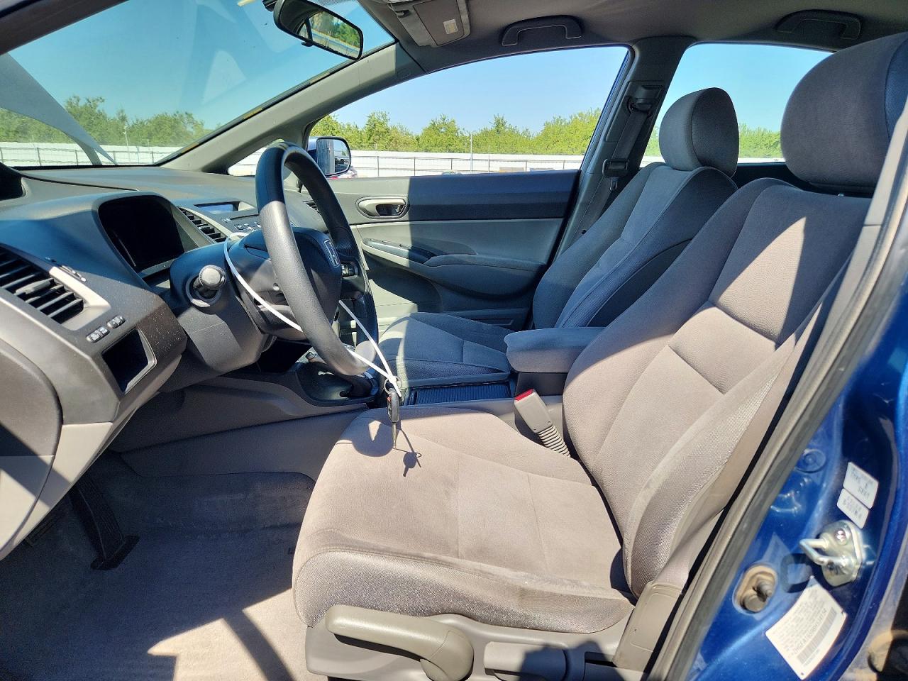 2008 Honda Civic Lx Blue vin: 2HGFA16598H534154