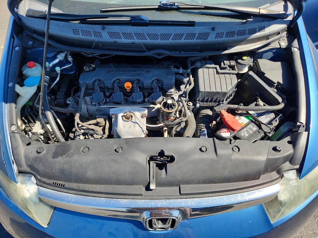 2008 Honda Civic Lx Blue vin: 2HGFA16598H534154