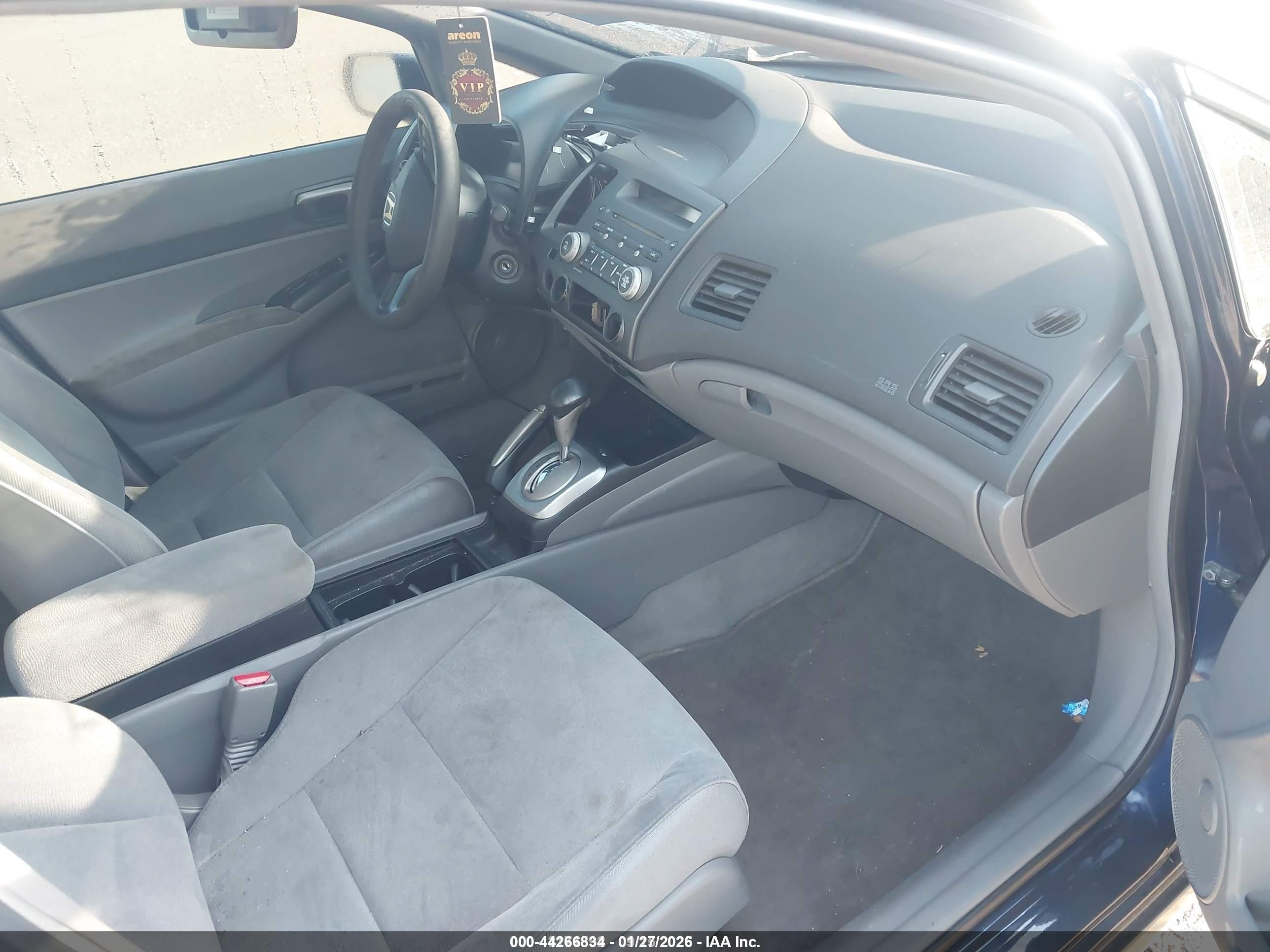 2008 Honda Civic Lx Blue vin: 2HGFA16598H534607