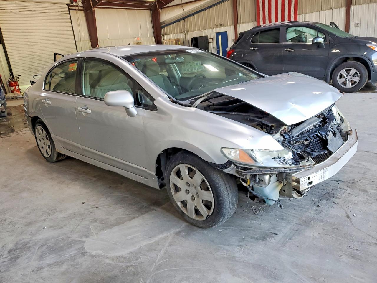 2009 Honda Civic Lx Silver vin: 2HGFA16599H303529