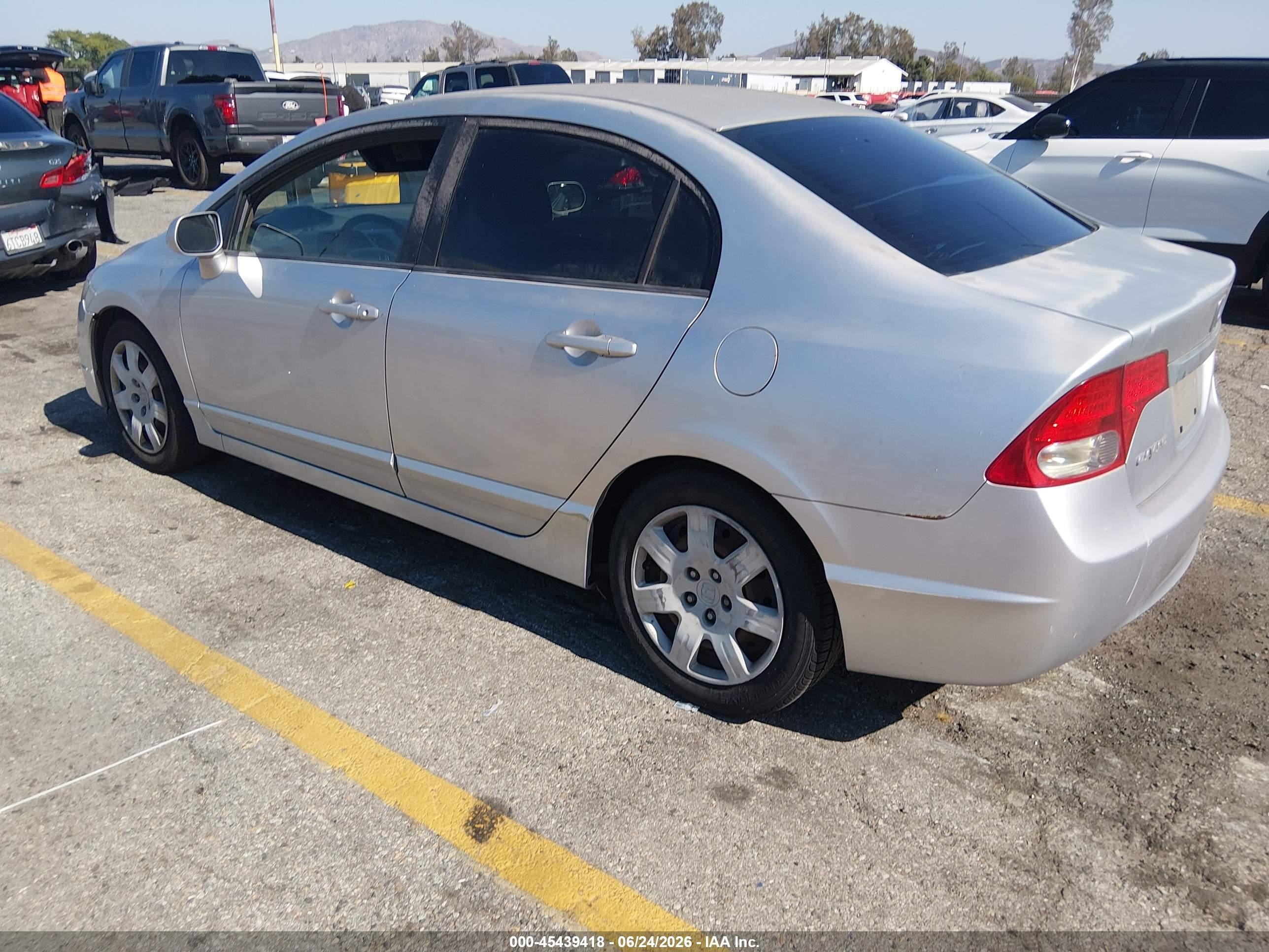 2009 Honda Civic Lx Silver vin: 2HGFA16599H313557