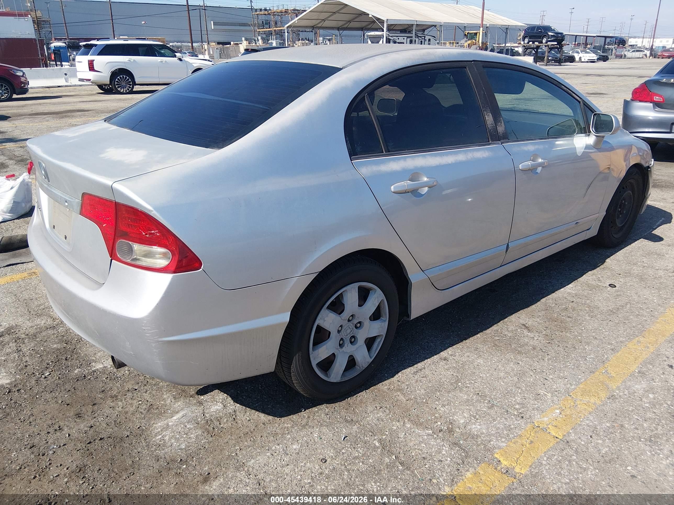 2009 Honda Civic Lx Silver vin: 2HGFA16599H313557