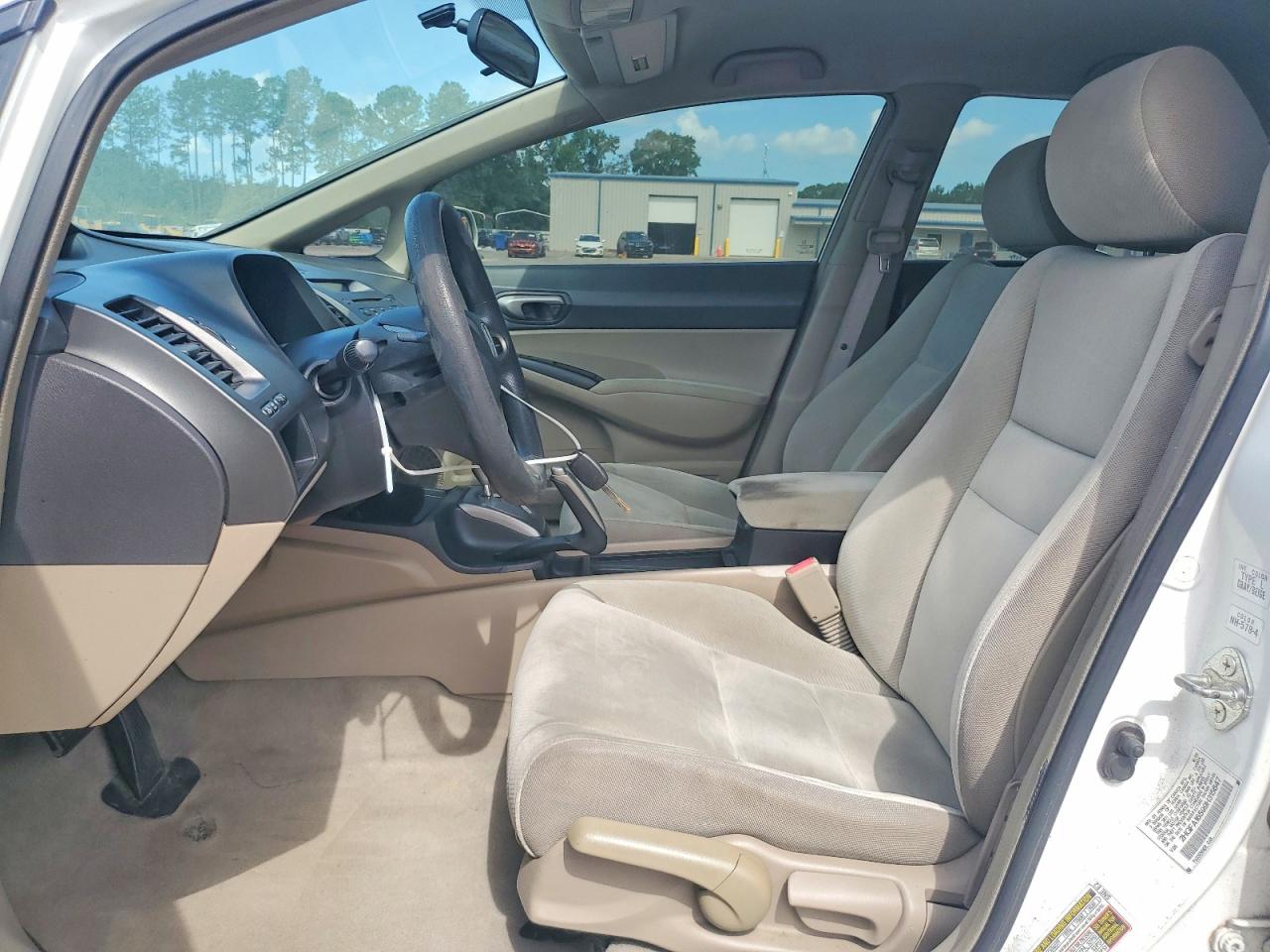 2009 Honda Civic Lx Белый vin: 2HGFA16599H315647