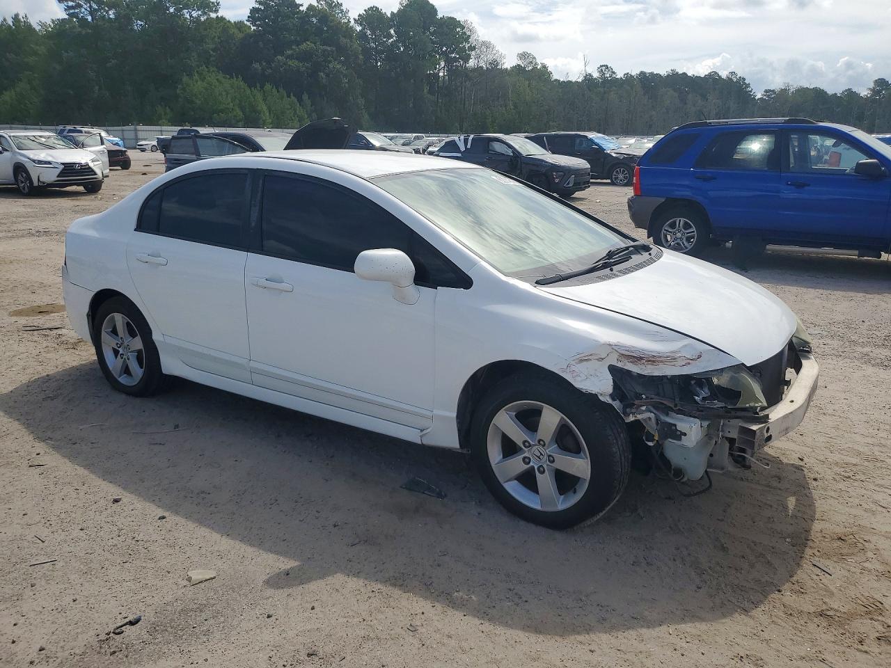2009 Honda Civic Lx Белый vin: 2HGFA16599H315647
